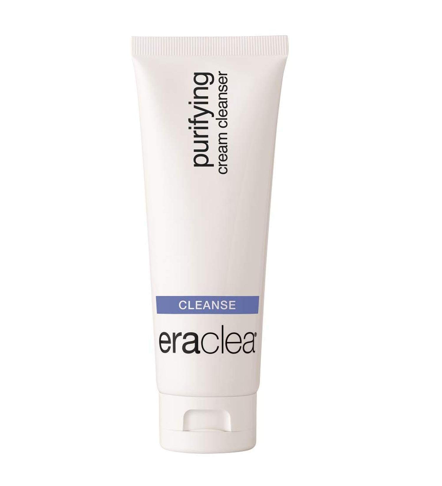 Eraclea Purifying Cream Cleanser - Hydrating Facial Cleanser with Hyaluronic Acid for Dry Skin (4 fl oz) | Gentle Skin Cleanser for All Skin Types - Buy Online on GoSupps.com