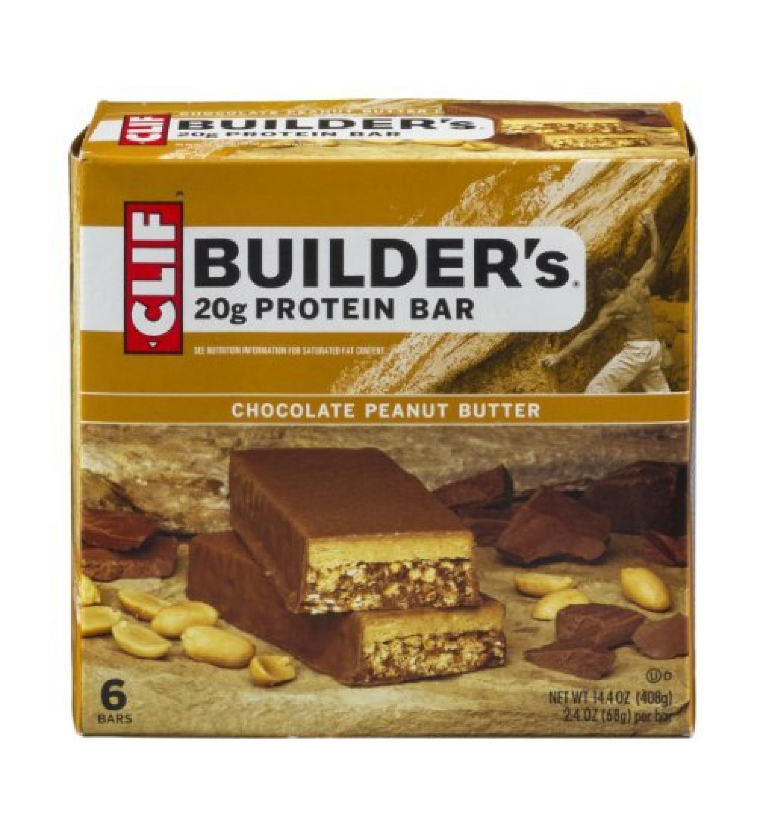 Clif Builder Choc Pb 6pk Size 14.4z Clif Builder Choc Pb 14.4oz