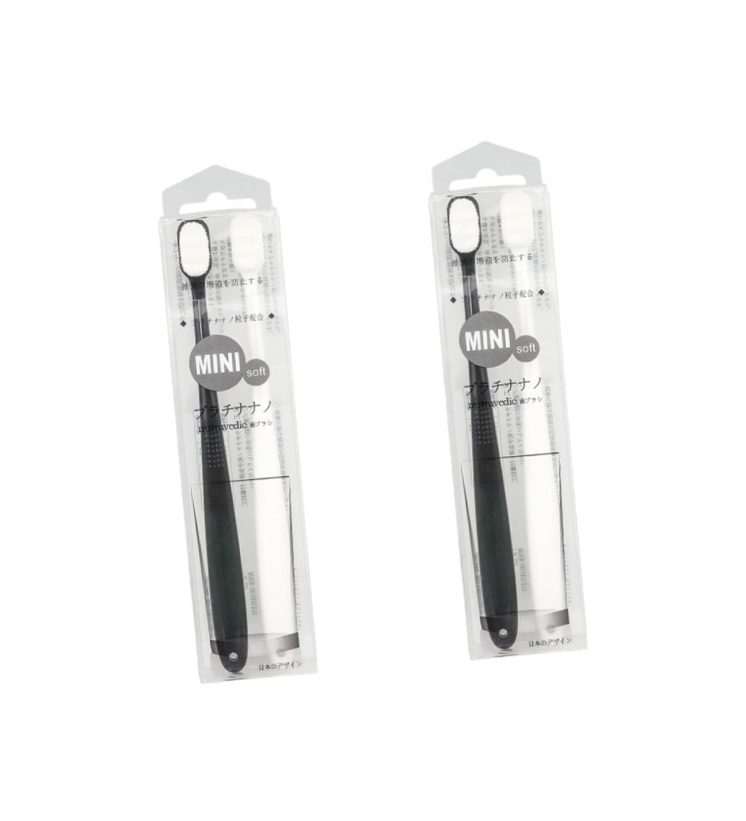 Minkissy Ultra-Fine Toothbrush Set - 4 Pieces Micro-Nano Conical Bristles Travel-Friendly Dental Care for Pregnant Women - Buy Online on GoSupps.com