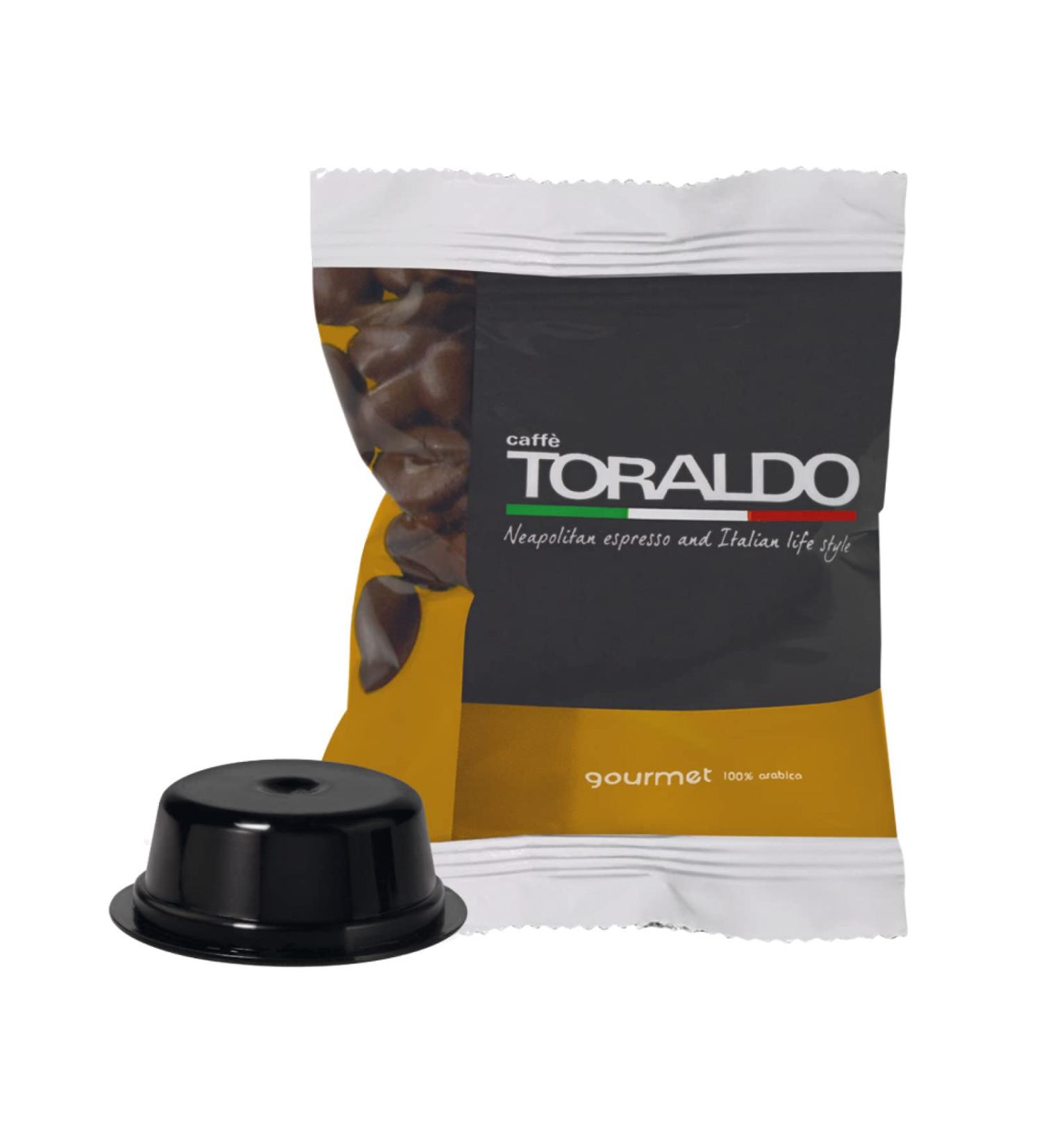 TORALDO COFFEE | Compatible A Modo Mio* | CAPSULE | Selected Coffee Roasted and Roasted in Italy | Neapolitan Coffee Excellence (Gourmet Blend 100 Units)