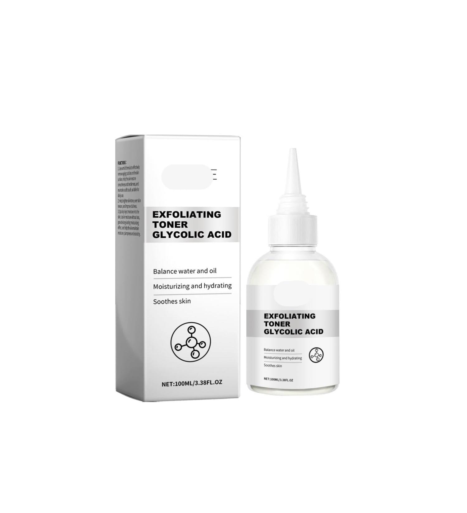 Exfoliating Hydrating Toner - Gentle Moisturizing Toner For Skin Purification Pore Minimizing & Brightening(2PCS) - Buy Online on GoSupps.com