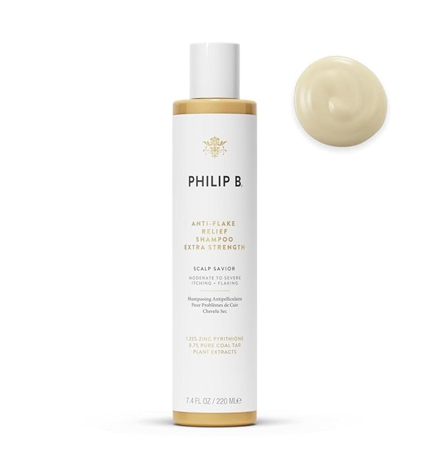 PHILIP B. Anti Flake Relief Shampoo (Extra Strength) - Treats Dandruff & Psoriasis  Balances Dry/Oily Scalp (7.4 Fl Oz) - Buy Online on GoSupps.com