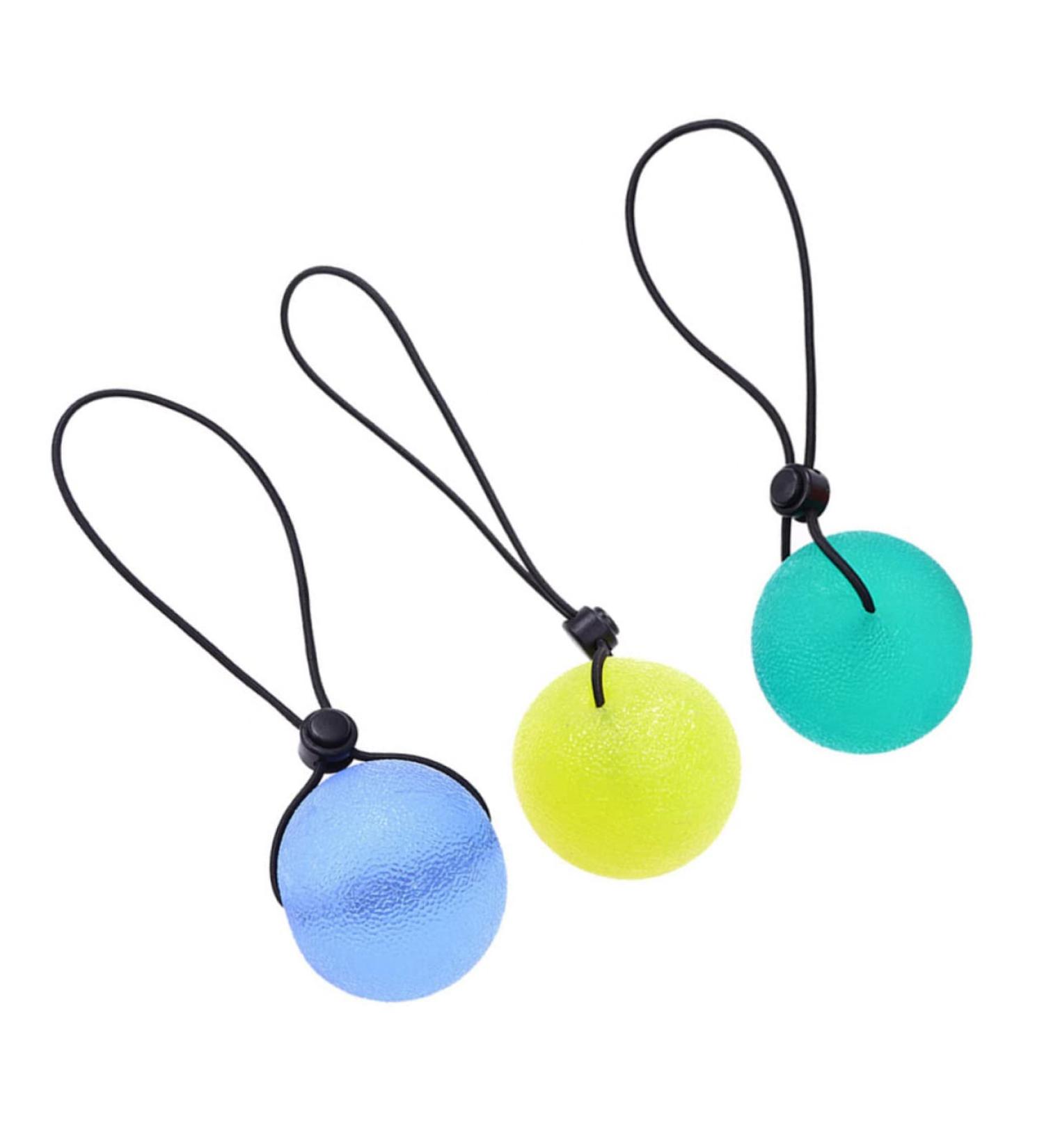 Beaupretty 3-Pack Squeezeball Fitness Equipment - Silicone Hand Massage and Strength Training Balls (5.3cm) | International Shipping Available - Buy Online on GoSupps.com