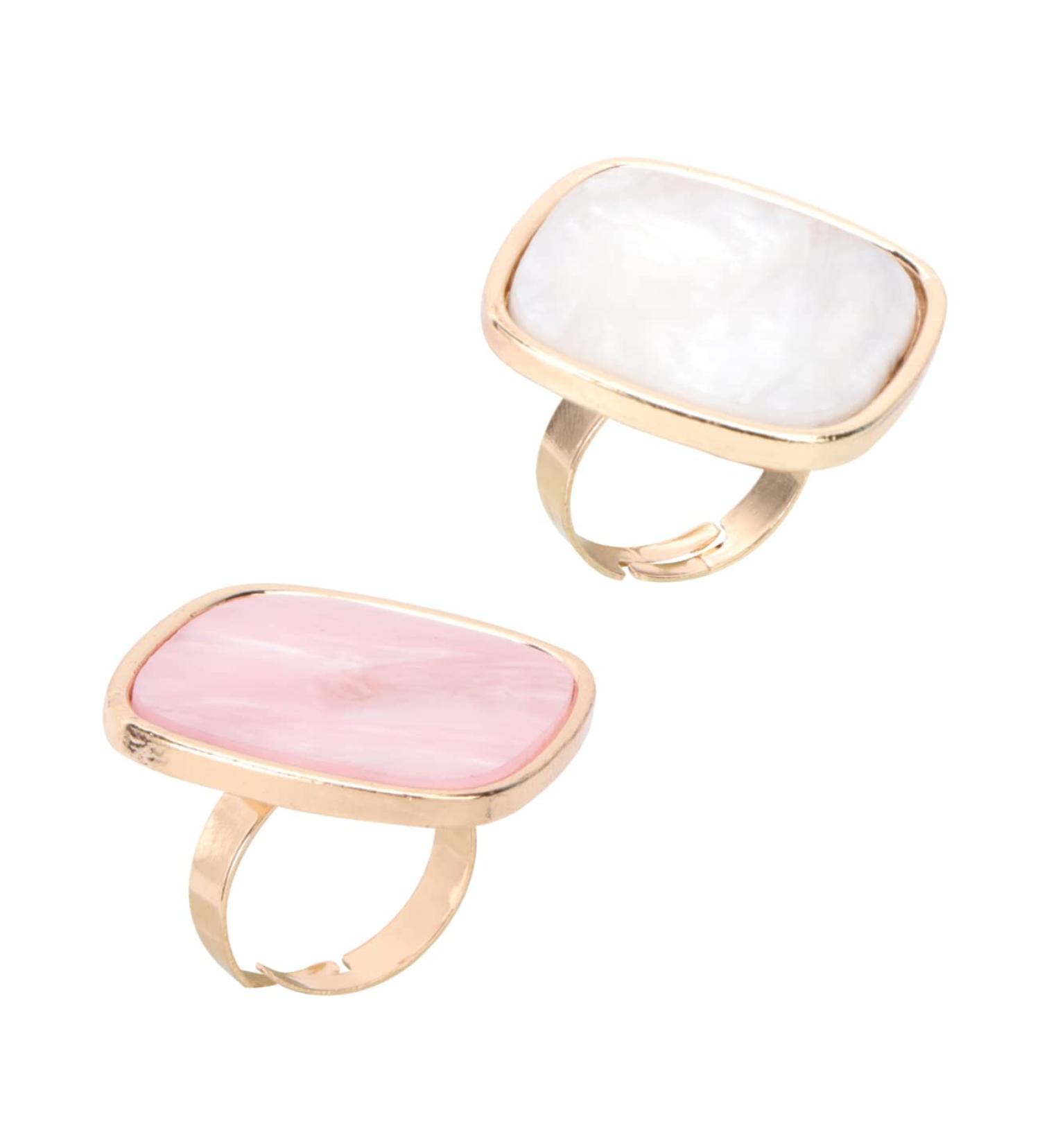 Palettes de M lange Annulaires pour Nail Art 2 Pi ces Format Mini Effet Marbre Blanc et Rose pour Passionn es Manucure et Cr ation Nail Art Domicile et v nements - Buy Online on GoSupps.com