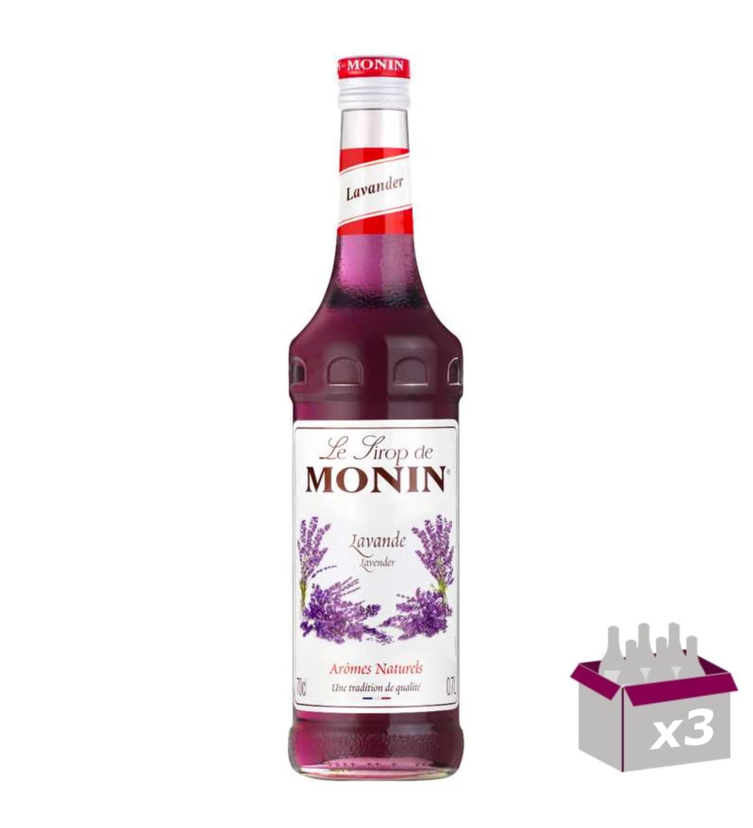 Set of 3 Syrup Lavender 70cl