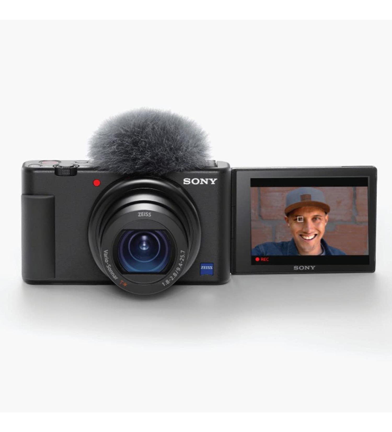 Sony ZV-1 Digital Camera for Content Creators, Vlogging and YouTube with Flip Screen, Built-in Microphone, 4K HDR Video, Touchscreen Display, Live Video Streaming, Webcam Camera only Black - Buy Online on GoSupps.com