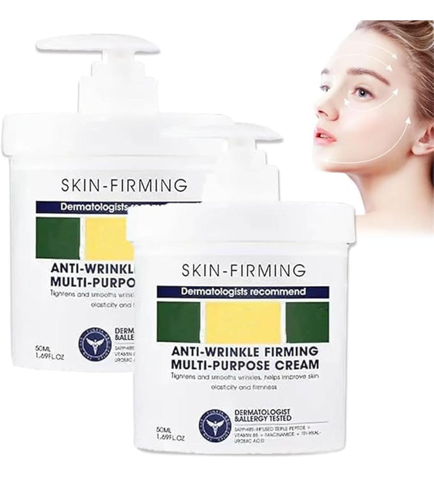 1/2Pcs Advanced Firming & Wrinkle-Reducing Cream Skin Firming Rejuvenating Cream Skin Firming Rejuvenating Serum Deep Hydration Skin Firming Rejuvenation for All Skin Types 50ML/1.69FL.OZ (2Count (Pack of 2)) - Buy Online on GoSupps.com