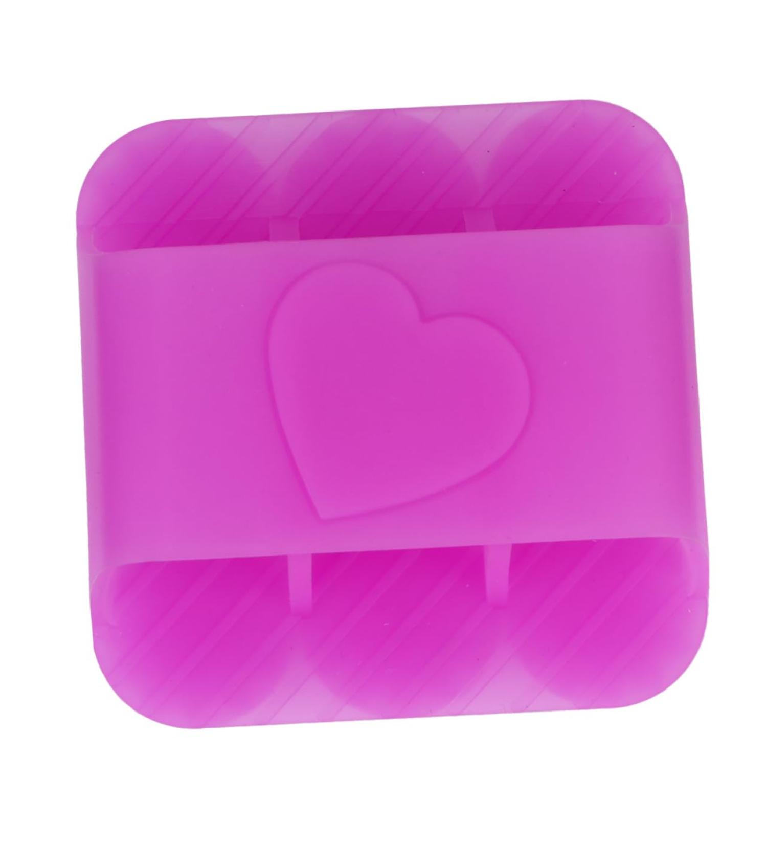 Tovinanna Silicone Scalp Massage Brush Purple Hair Scales Brush for Head Cleaning & Relaxation (8.5x3cm) Perfect for At-Home Spa Treatment - Buy Online on GoSupps.com