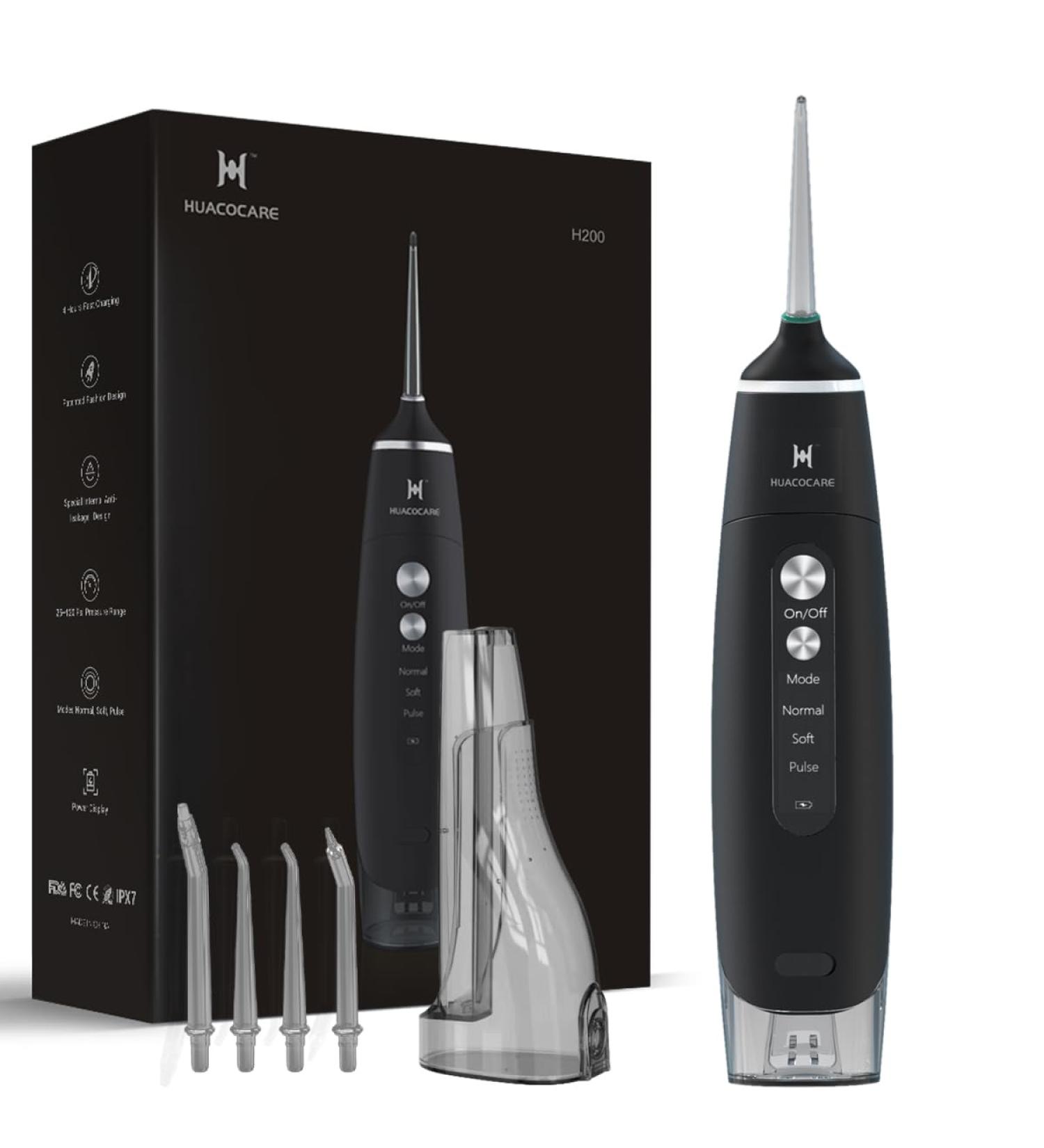 Water Flosser - Portable Dental Oral Irrigator with Dual Water Tanks 3 Modes & IPX7 Waterproof for Home & Travel - Buy Online on GoSupps.com