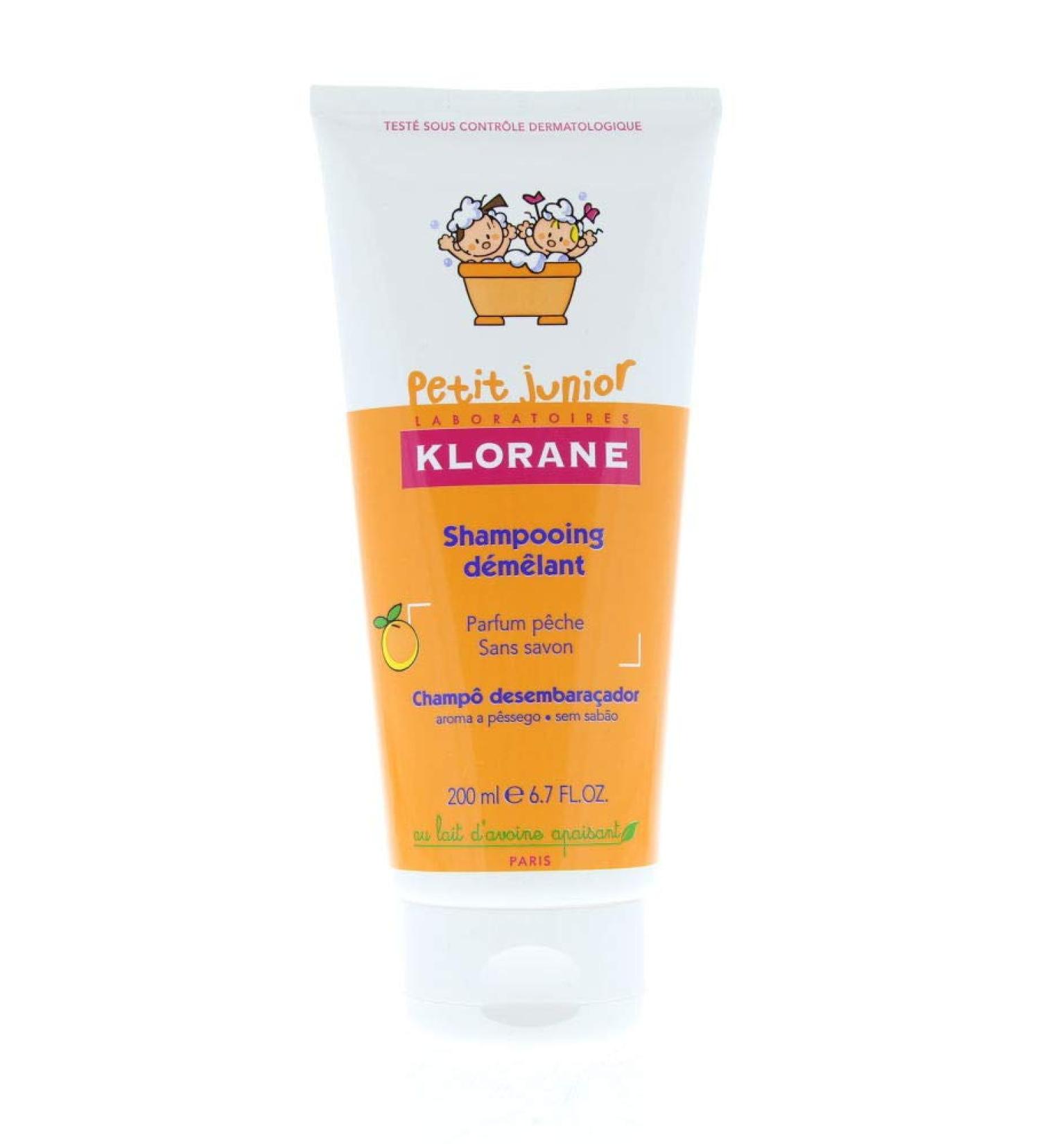 Klorane Petit Junior Untangling Peach Shampoo 200ml