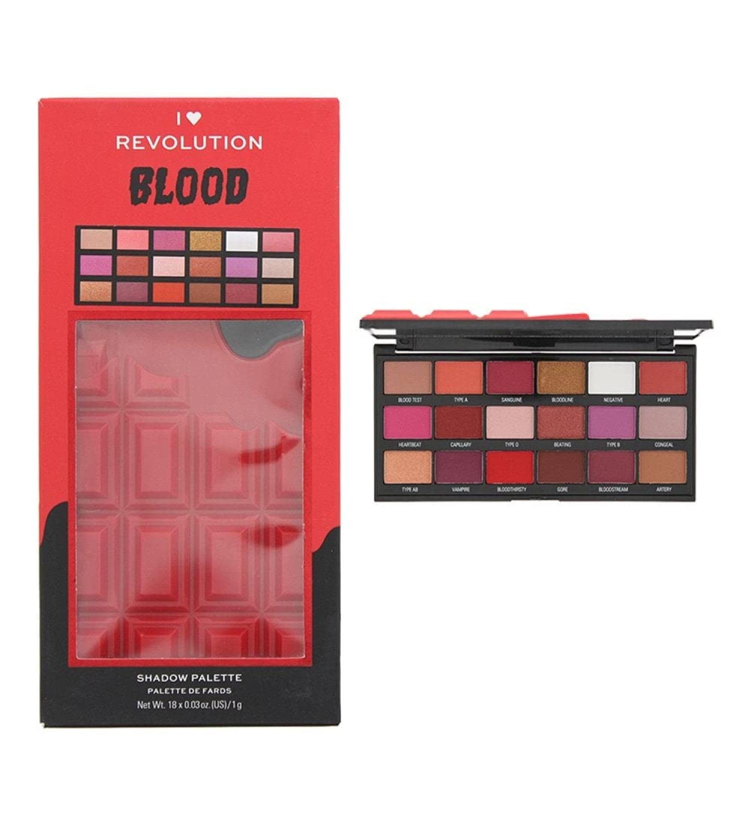 Makeup Revolution I Heart Revolution Blood Chocolate Palette