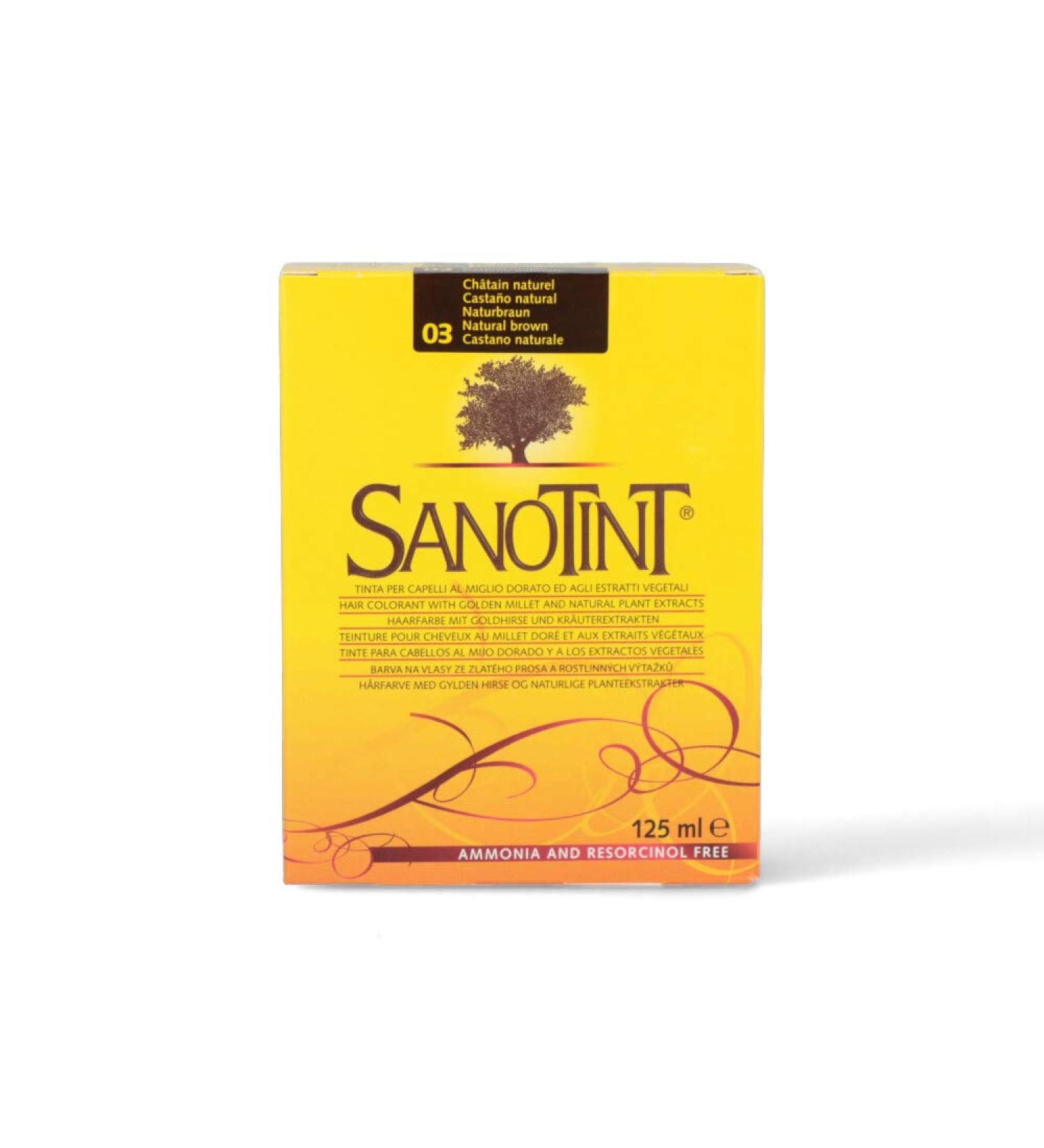  Sanotint SANOTINT Classic Colour 03 Natural Chestnut - 2 Boxes - 2 x 125ml - Buy Online on GoSupps.com