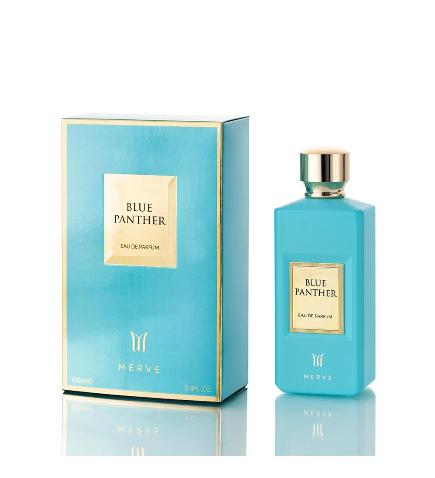 Merve Blue Panther Premium Long Lasting Fragrance Luxury Scent For Unisex | Floral Licorice Woody - Buy Online on GoSupps.com