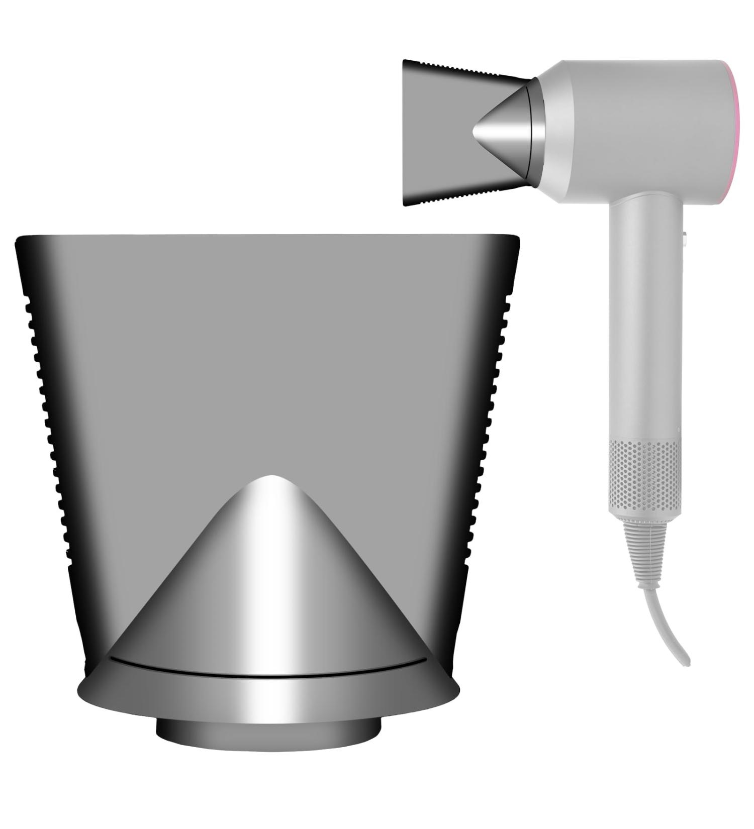 Salon Styling Concentrator Attachment for Dyson Supersonic Hair Dryer - High-Velocity Airflow Easy to Use Compatible with HD01 HD02 HD03 HD04 HD08 HD15 - Grey - Buy Online on GoSupps.com