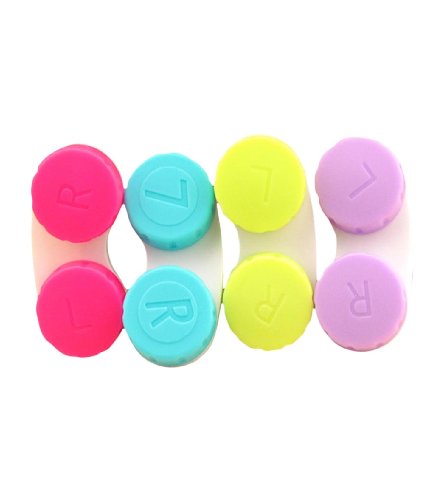 LALAFINA 12-Part Contact Lens Case Set | Durable Storage Container for Contact Lenses | Ideal Lens Holder & Organizer - Buy Online on GoSupps.com