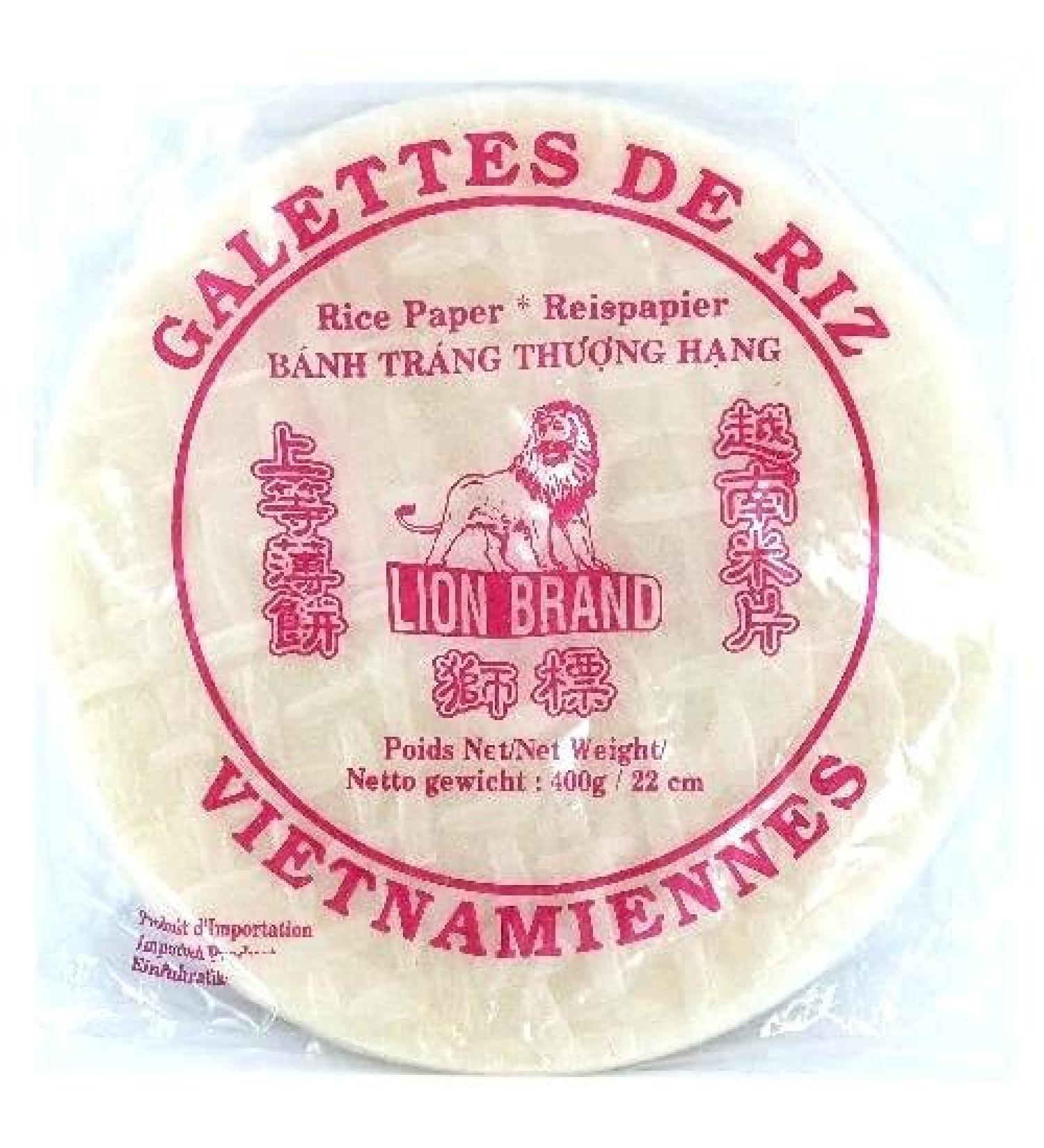  Epicerie sal e Lion Brand Vietnamese Rice Brandgalette 400 g Pack of 2 - Buy Online on GoSupps.com