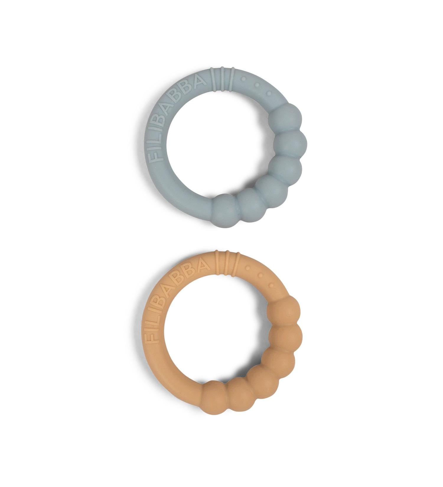 Biting ribbons silicone blue filibabba