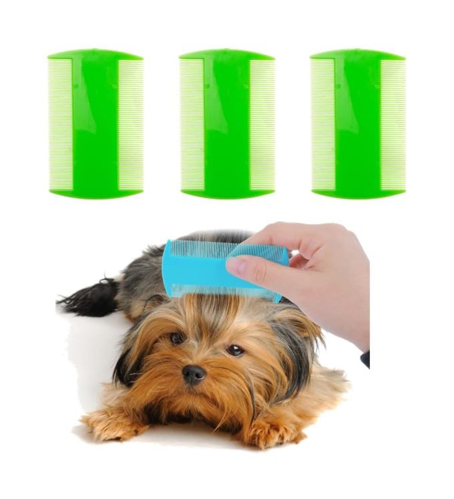 Buy Kamm Dog & Cat Teck Removal Comb - Summer Flea Protection & Knot Removal Tool - Green 3 - International Shipping Available - Buy Online on GoSupps.com