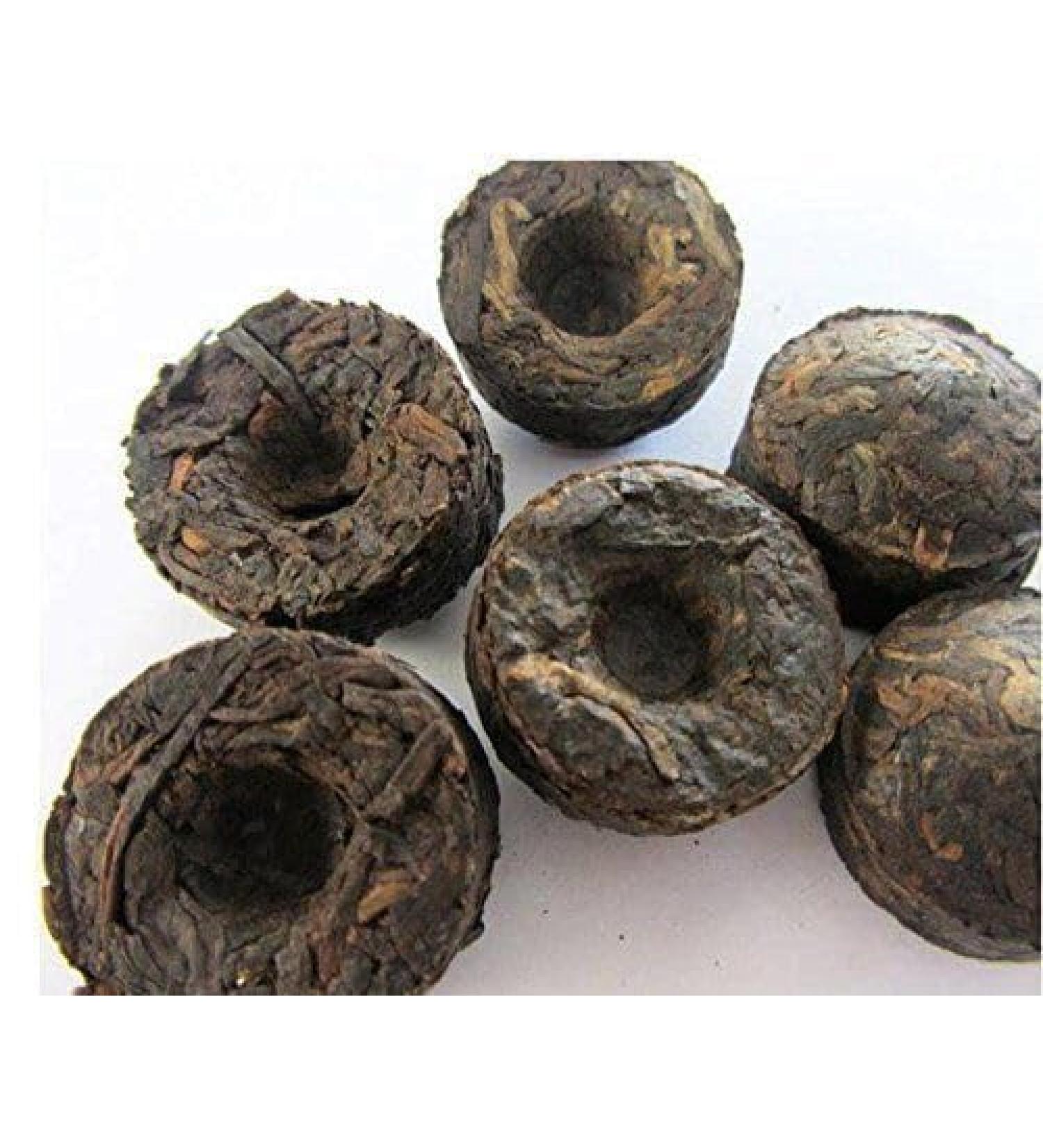 WENXUANSU:Pu erh mini tea cakes fermented Tuocha in bag packing 1 Pound (454 grams) - Buy Online on GoSupps.com