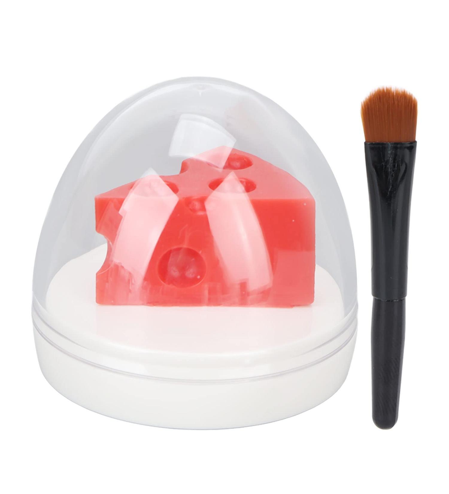 Cheese-Shaped Lip Balm Moisturizing Nourishing Repair Lip Balm for Chapped Cracked Lips-0.3oz(01) - Buy Online on GoSupps.com