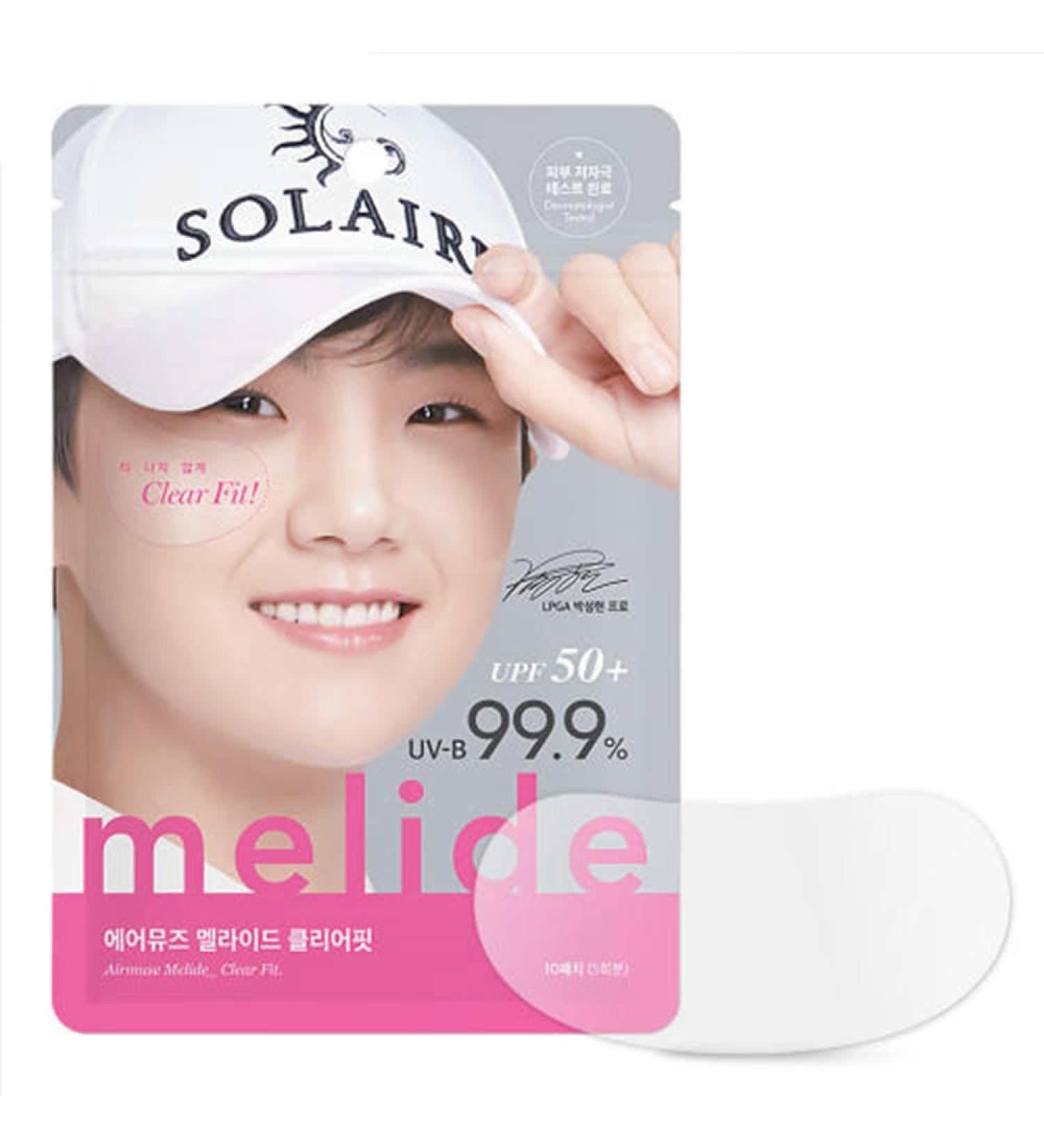 Melide Clear Fit Korean Sun Patch 5 Pairs (10ea) UV Sun Protector (transparent patch)