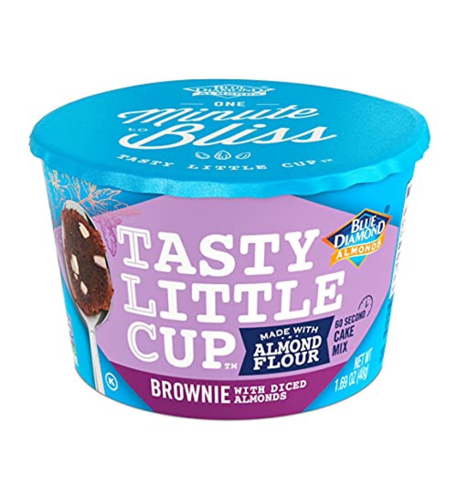 Blue Diamond Almonds Chocolate Almond Flour Brownie Cup - Gluten Free, Non-GMO, 1.69 oz | Single-Serve Microwave Mug Cake - Buy Online on GoSupps.com
