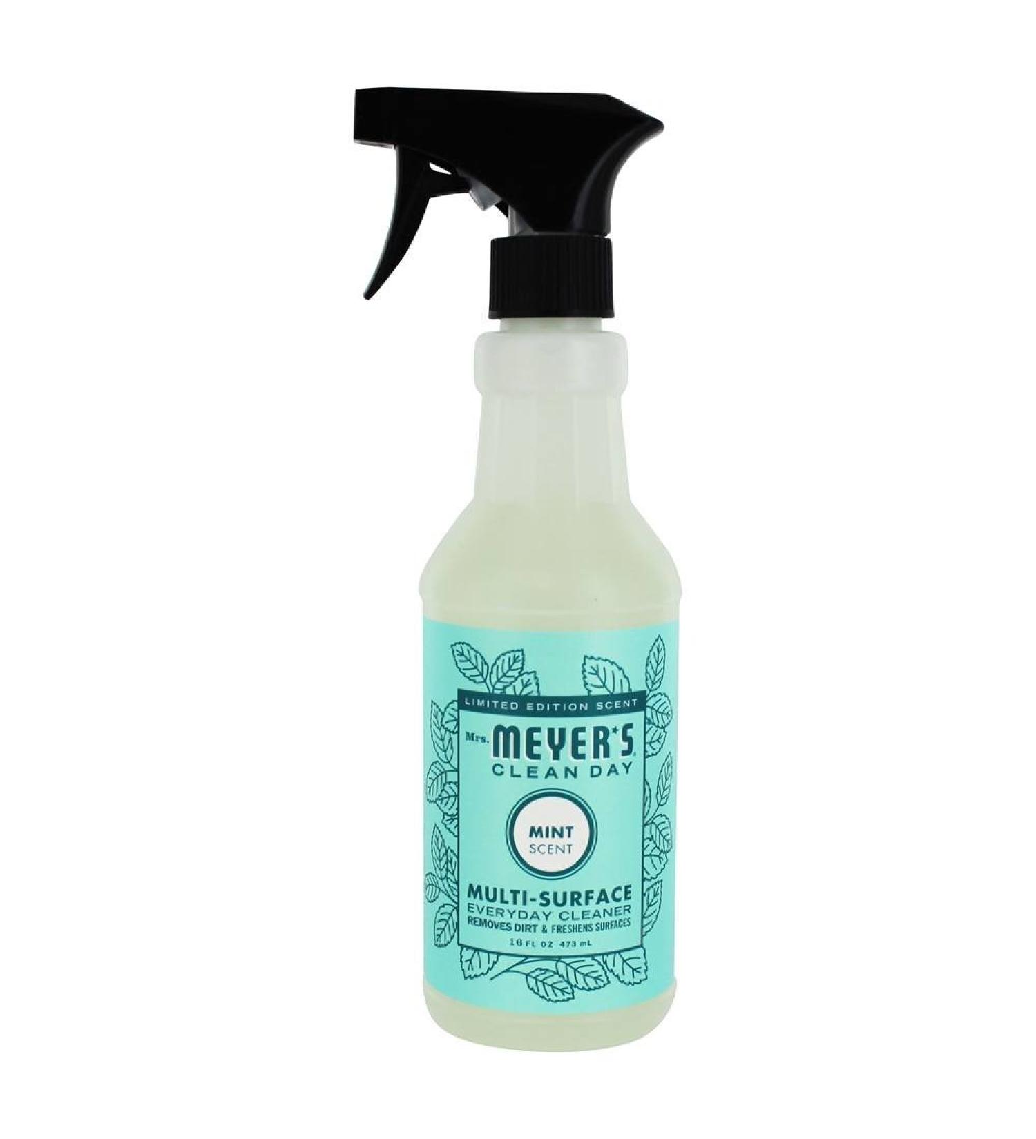 Mrs. Meyer's Clean Day Multi-Surface Cleaner Spray - Mint, 16 fl oz | Eco-Friendly Everyday Cleaner for Countertops, Floors & Walls - Buy Online on GoSupps.com