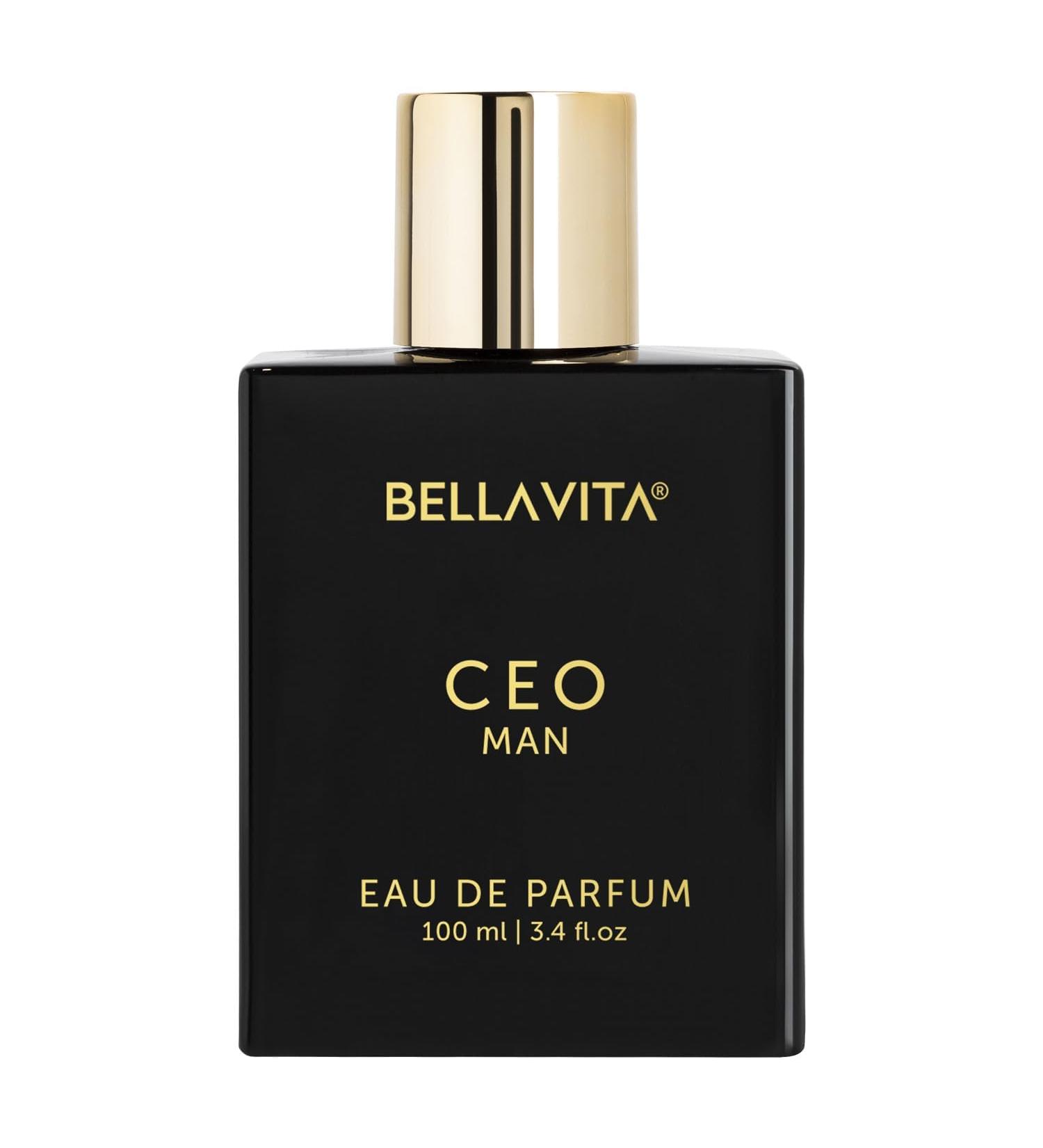 Bella Vita Luxury CEO Man Eau De Parfum Perfume with Lemon Lavender Tonka Mandarin & Vetiver|Premium Long Lasting Woody Fragrance for Men 100 ML - Buy Online on GoSupps.com