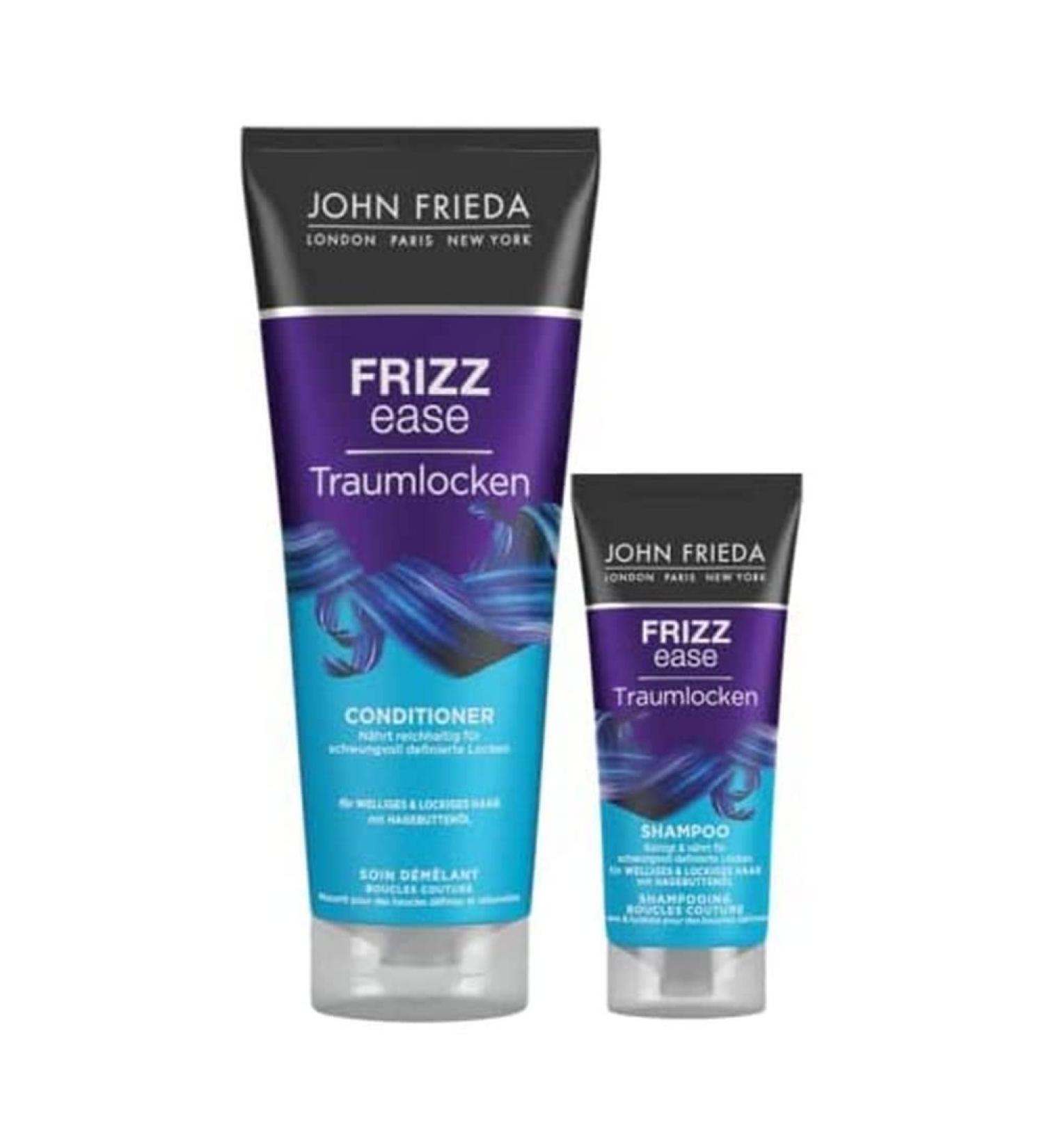 John Frieda Frizz Ease Dream Curls Conditioner Set - 250ml Conditioner + 50ml Shampoo - International Shipping - Buy Online on GoSupps.com