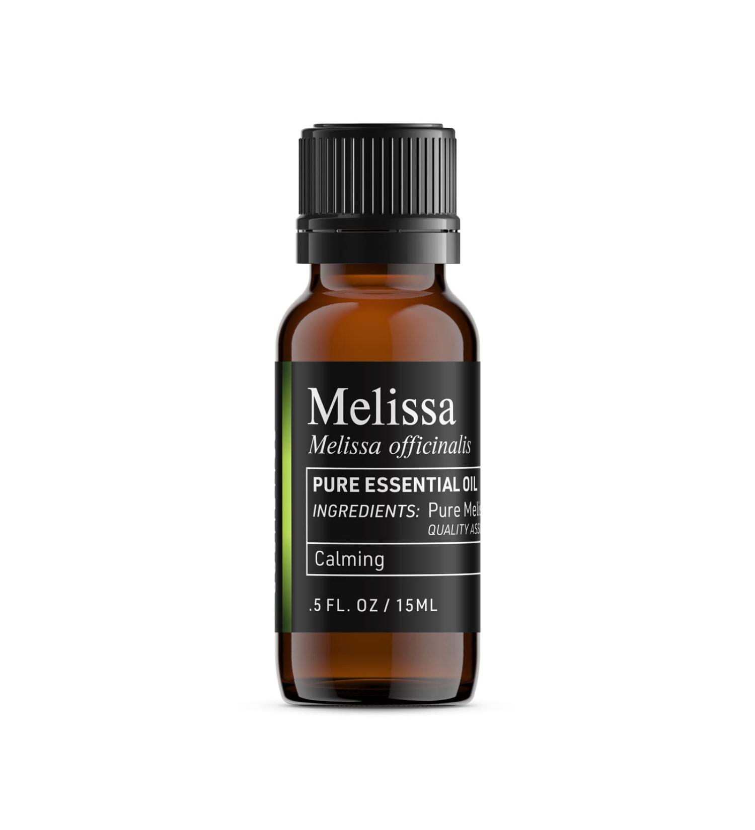 Premium 0.5 Fl Oz Melissa Essential Oil - Batch Tested & Third Party Verified for Trustworthy Quality - Buy Online on GoSupps.com