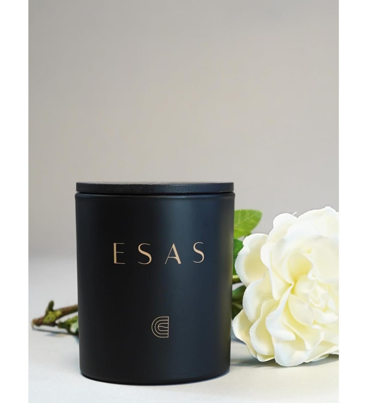 Esas Olive Wax Candle 8 oz - Gardenia and Lily | Eco-Friendly Aromatherapy Candle for Home Fragrance - Buy Online on GoSupps.com