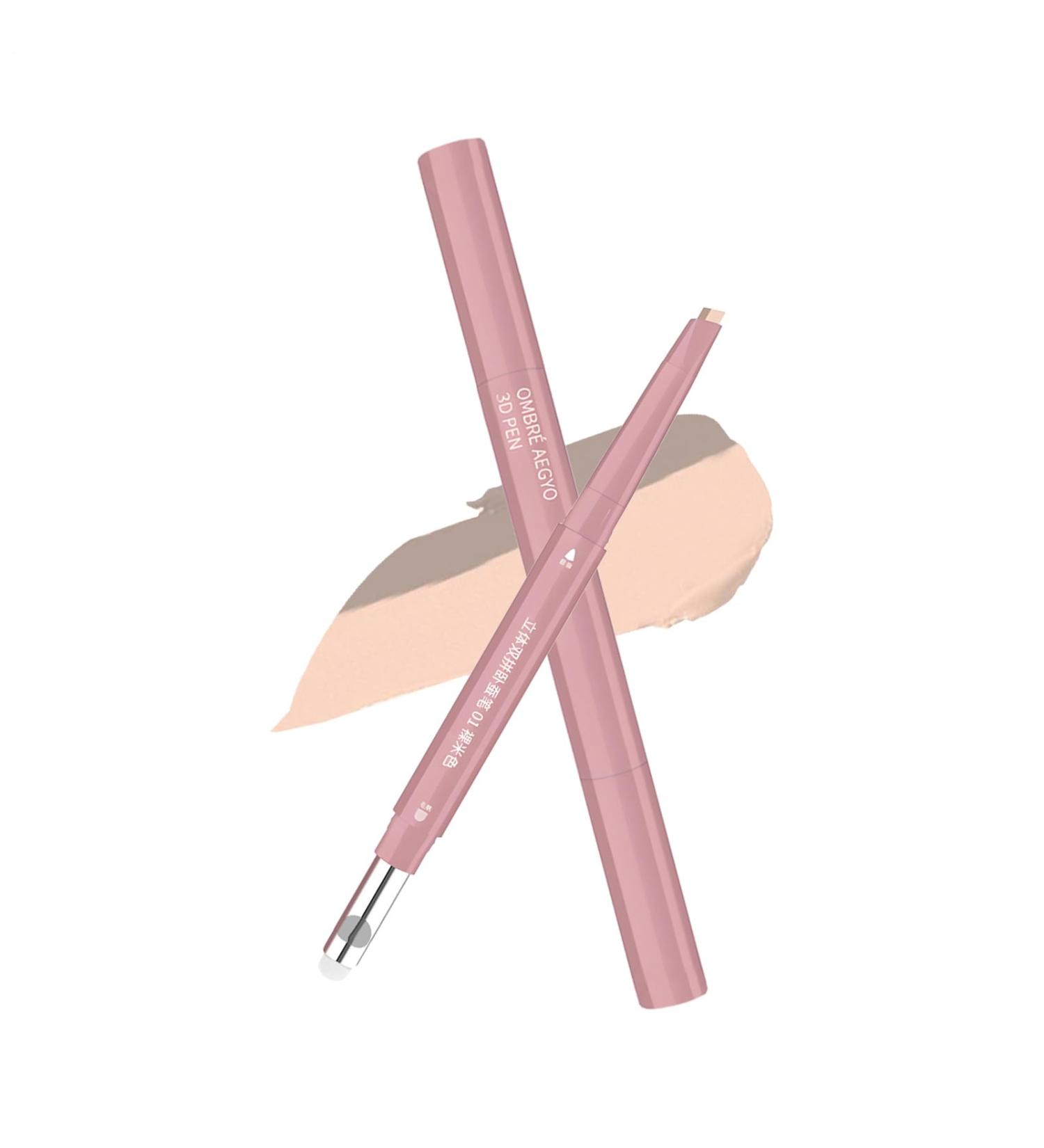 Brightening Concealer Pencil Dual-Ended Illuminating Pen for Eye Contour 2.5g Easy Fusion Travel Face Cream | Perfect for Travel Weddings Meetings and Trips - Buy Online on GoSupps.com