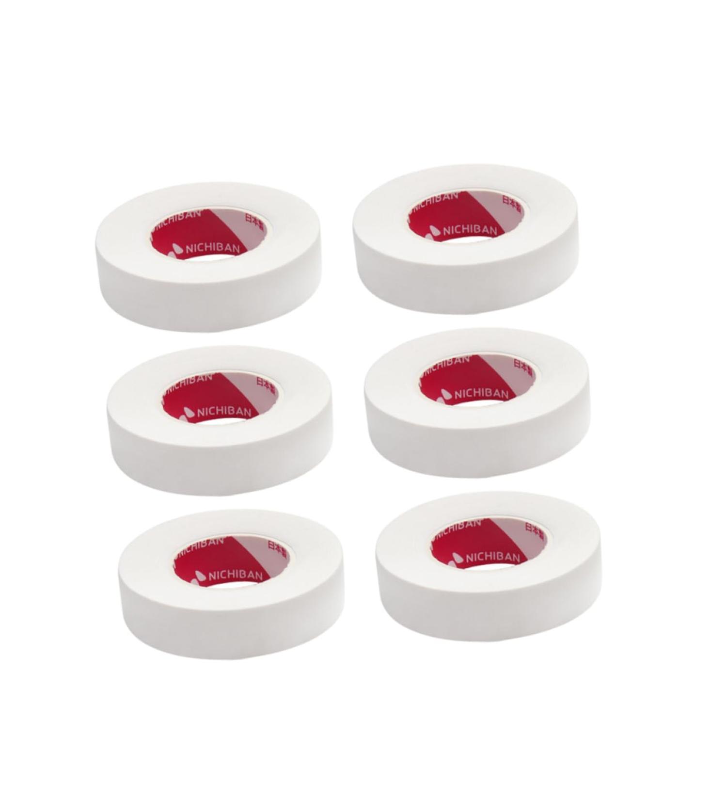 Angoily Eyelash Tape - 6 Rolls Japanese Lash Extension Tool | Polyolefin Makeup Patches for Eyelash Grafting - White 5.00X5.00X1.20CM - Buy Online on GoSupps.com