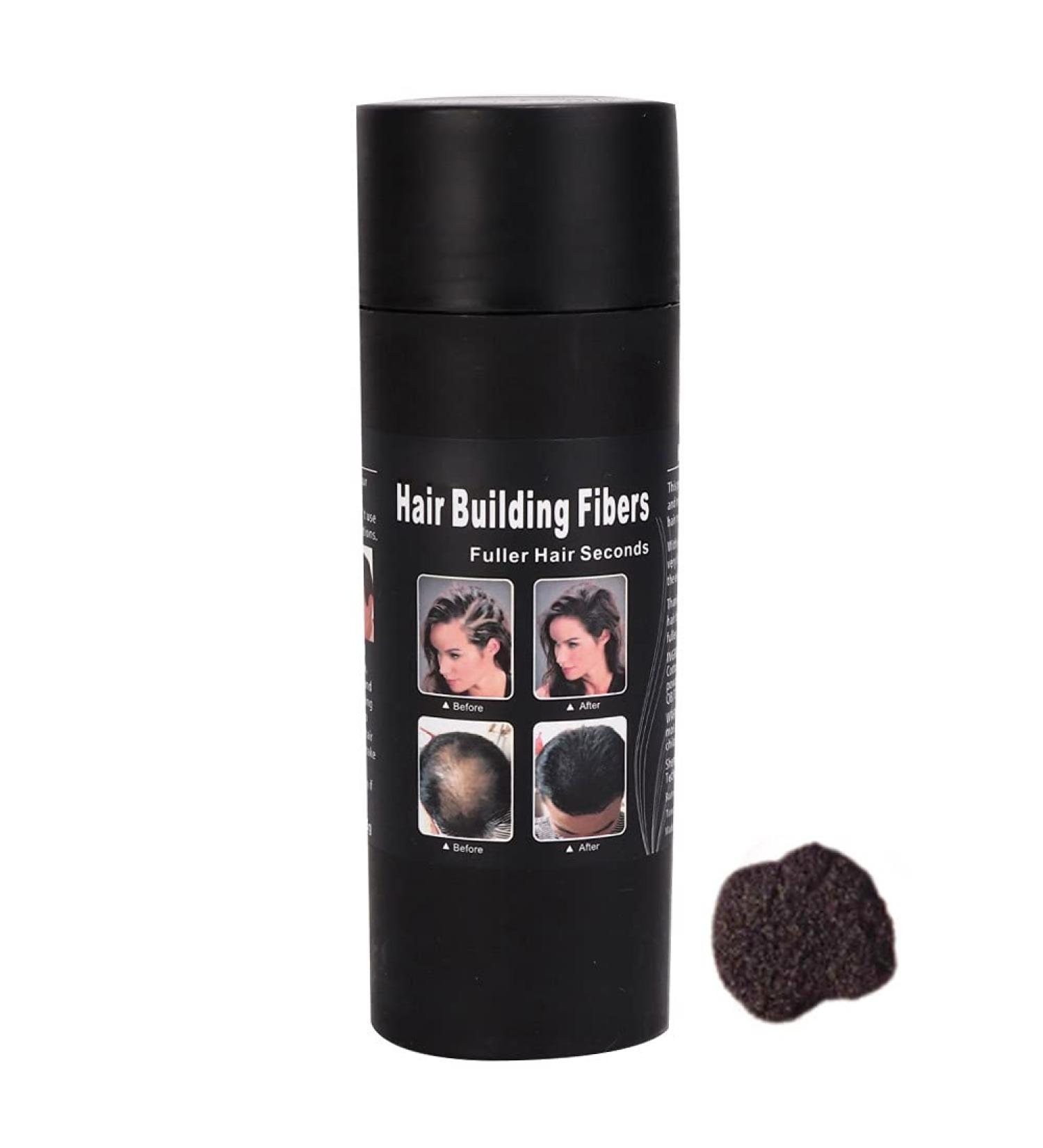 Hair Fibers for Thin Hair - Natural Build-Up Fiber Powder for Volume | Black Hair Care Solution - Buy Online on GoSupps.com