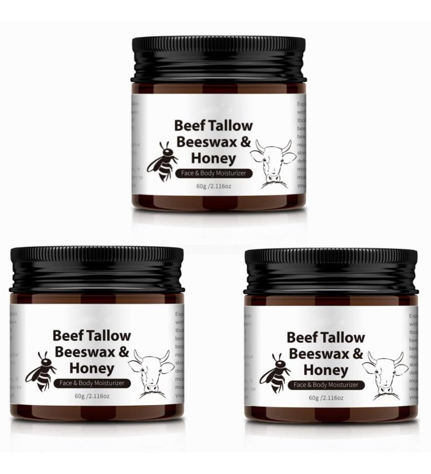 Suet Honey Emollient Cream 60g Suet Face Moisturizer Cream Suet Honey Emollient Face Cream with Suet Face & Body Moisturizer Tallow Skin Moisturizer (3pcs) - Buy Online on GoSupps.com