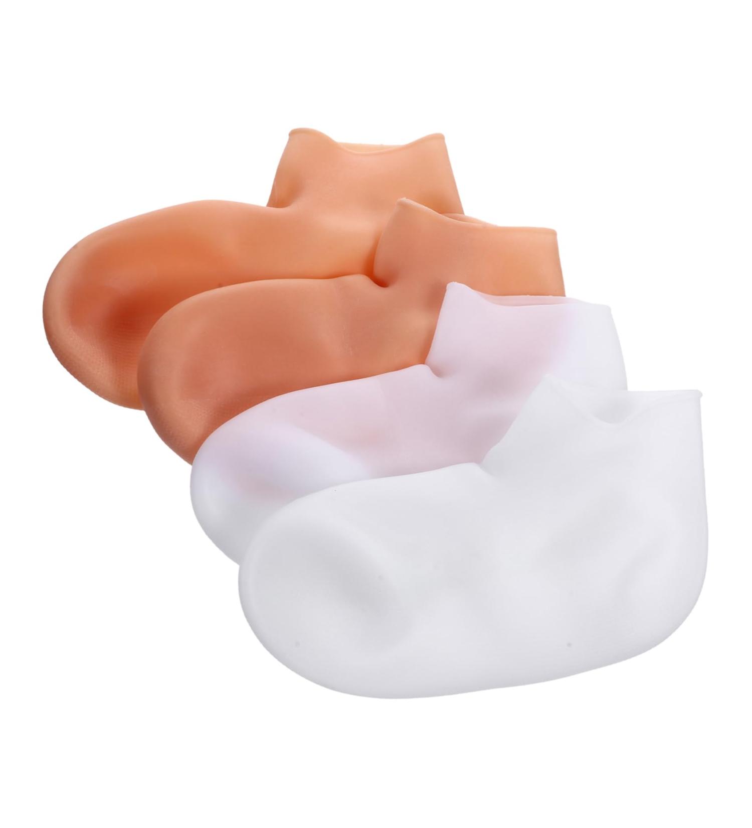 2 Pairs Exfoliating Moisturizing Socks Cracked Socks Moisture Socks Overnight Spa Sleep Socks Lotion Spa Socks Moisture Enhancing Socks Feet Care Socks Sebs Heel Women's Foot Assorted Colours 23x9.5cm - Buy Online on GoSupps.com