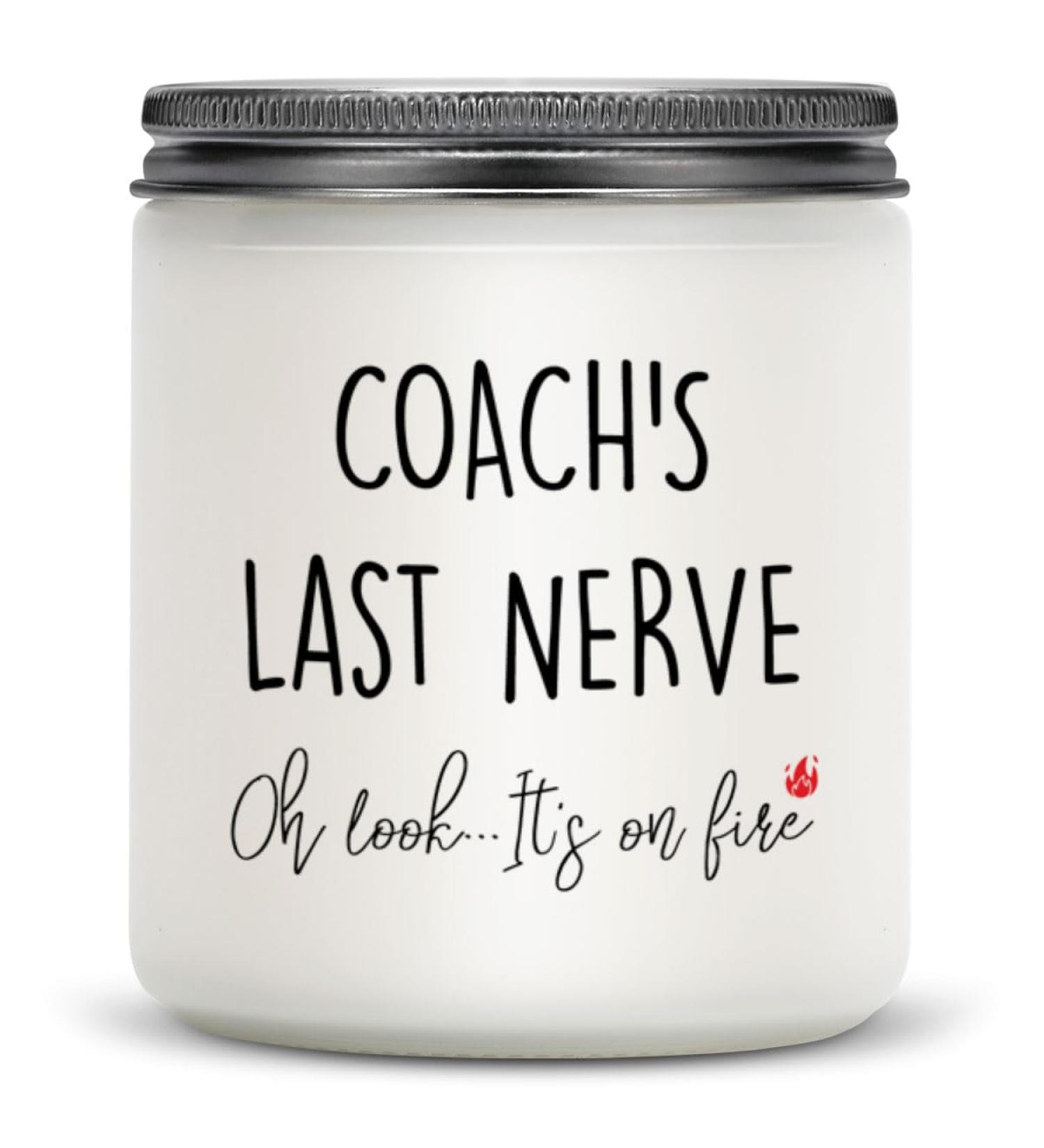 Unique Coach Appreciation Gifts | Thank You Gifts for Coaches Teachers & Sports Enthusiasts - Scented Candles & More - Buy Online on GoSupps.com