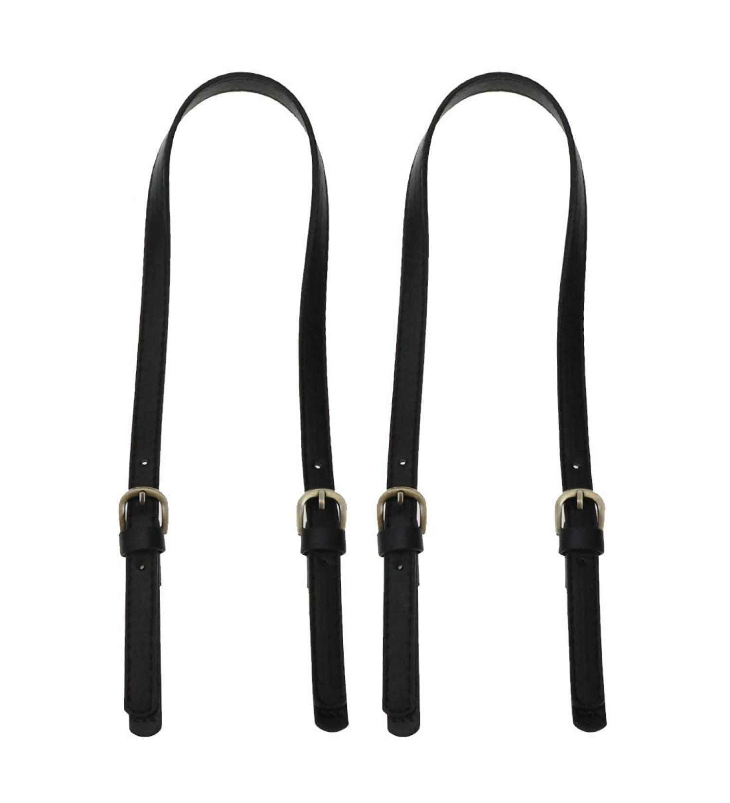 Semetall PU Leather Purse Handles 2 Pcs 65cm to 71cm Adjustable Leather Shoulder Strap Black Leather Purse Strap Leather Shoulder Strap Purse Straps Replacement for Crossbody - Buy Online on GoSupps.com