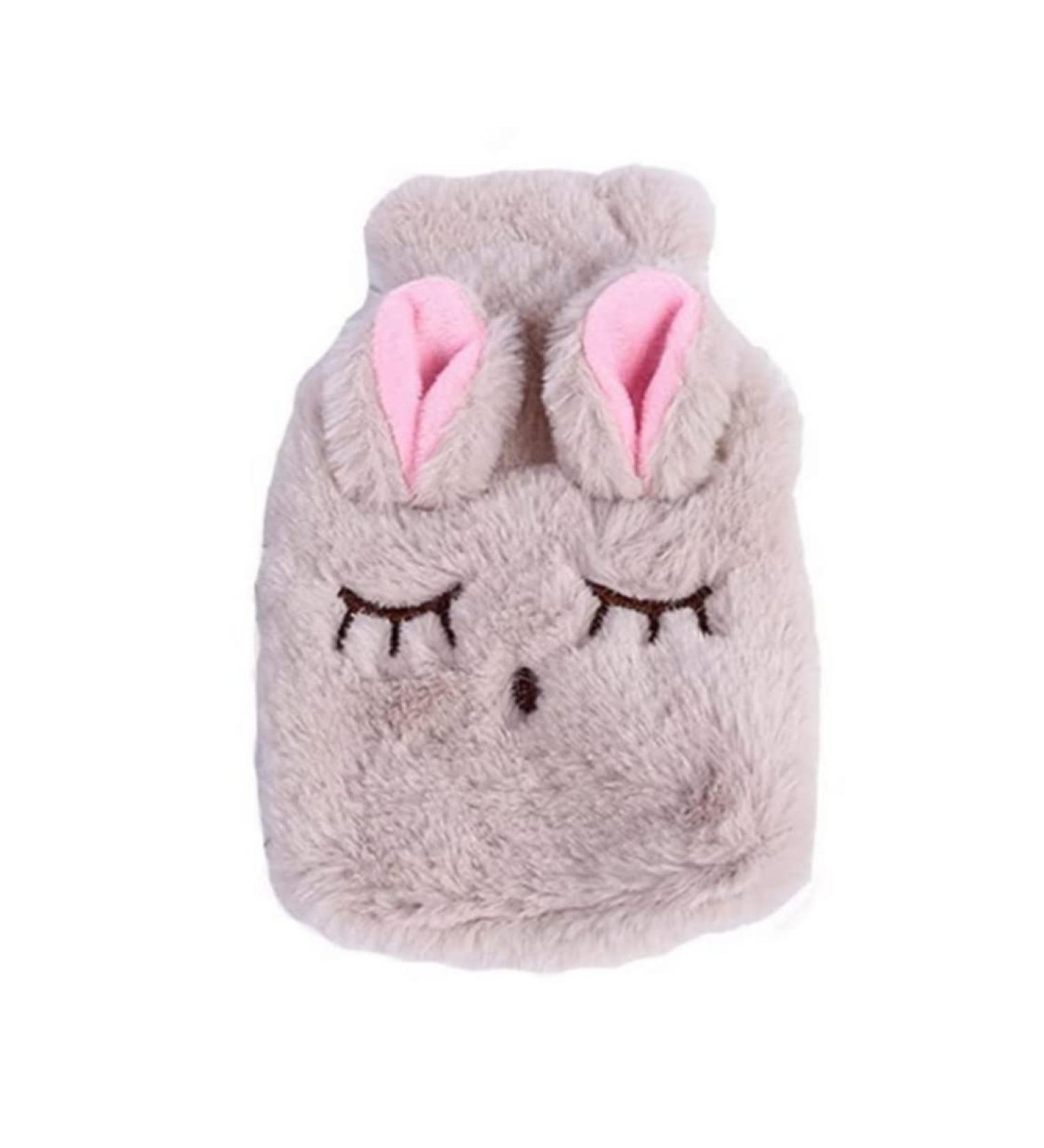 Buy Cartoon Rubber Feet Warmer Hot Water Bottle | Plush Cover Beige Heating Pad for Comfort - Buy Online on GoSupps.com