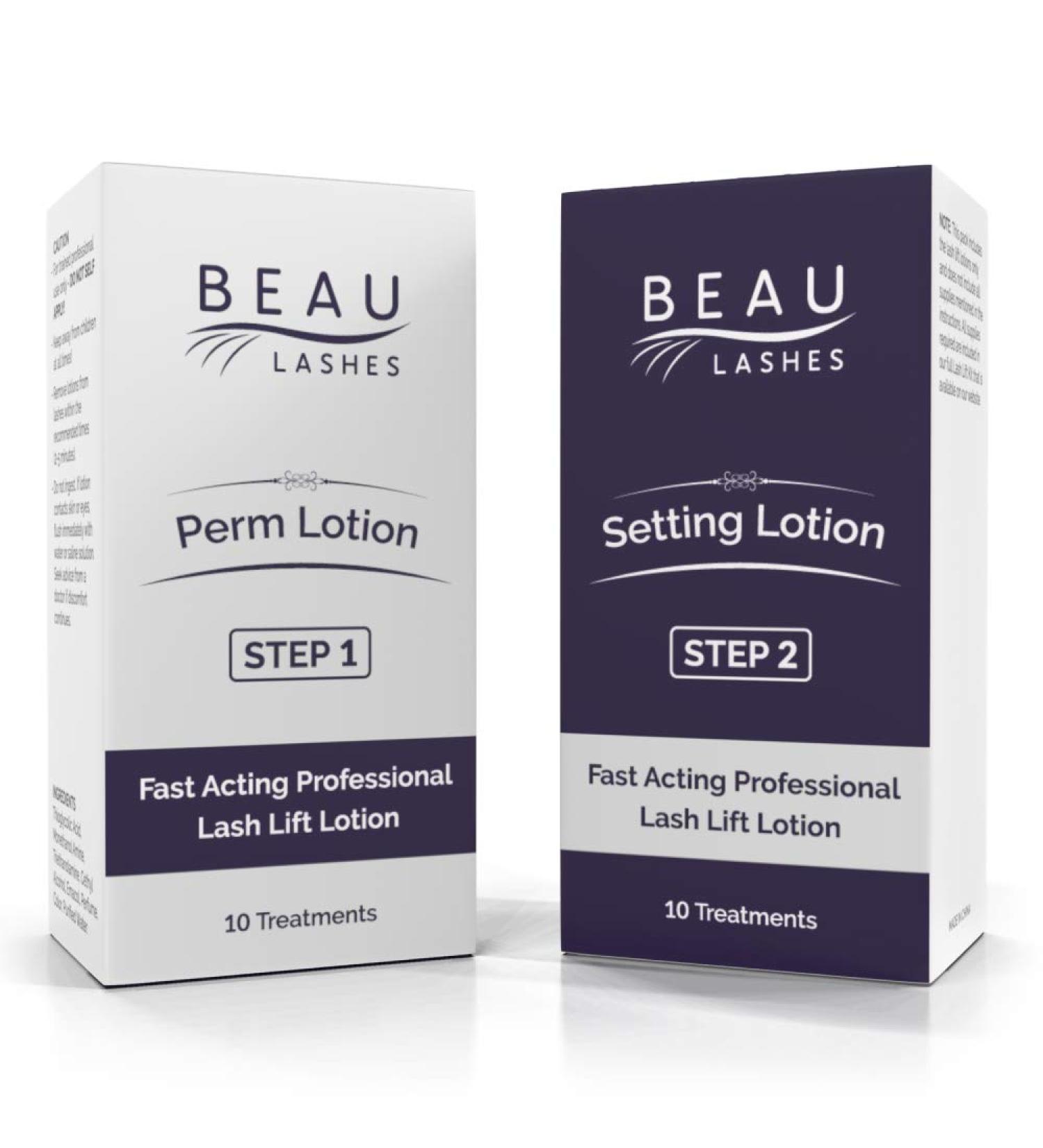Professional Grade Lash Lift Lotions - Set of 10 for Perming, Curling, and Lifting Eyelashes | Semi Permanent Supplies for Beauty Treatments - Buy Online on GoSupps.com