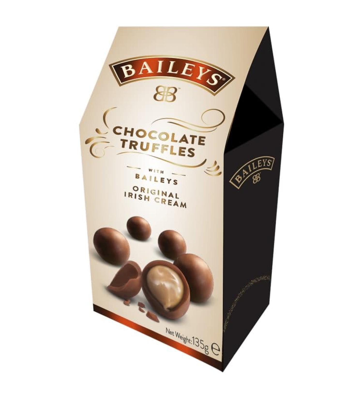 Milk Chocolate Truffles 135g - Smooth Melting Original Irish Cream Center Filled Candy - Twist Wraps Milk Chocolate - Chocolate Lover's Candy - Gift For Children Adults Birthday Christmas Easter