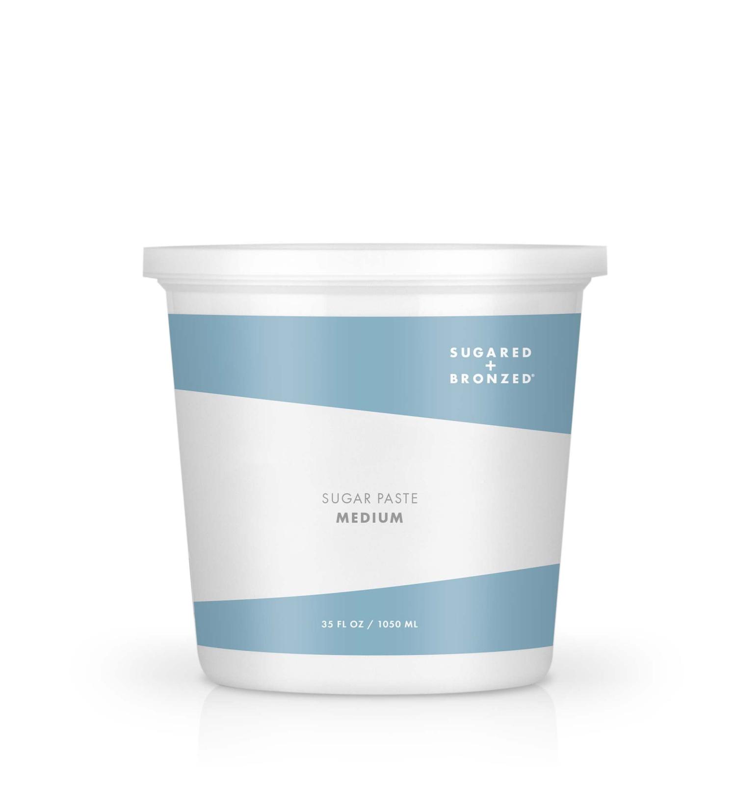 Sugared + Bronzed Sugar Paste - Medium | Ideal for Fine/Soft Hair on Arms, Legs, Underarms, Brazilian, Bikini & Back | Medium & Advanced Skill Levels - Buy Online on GoSupps.com