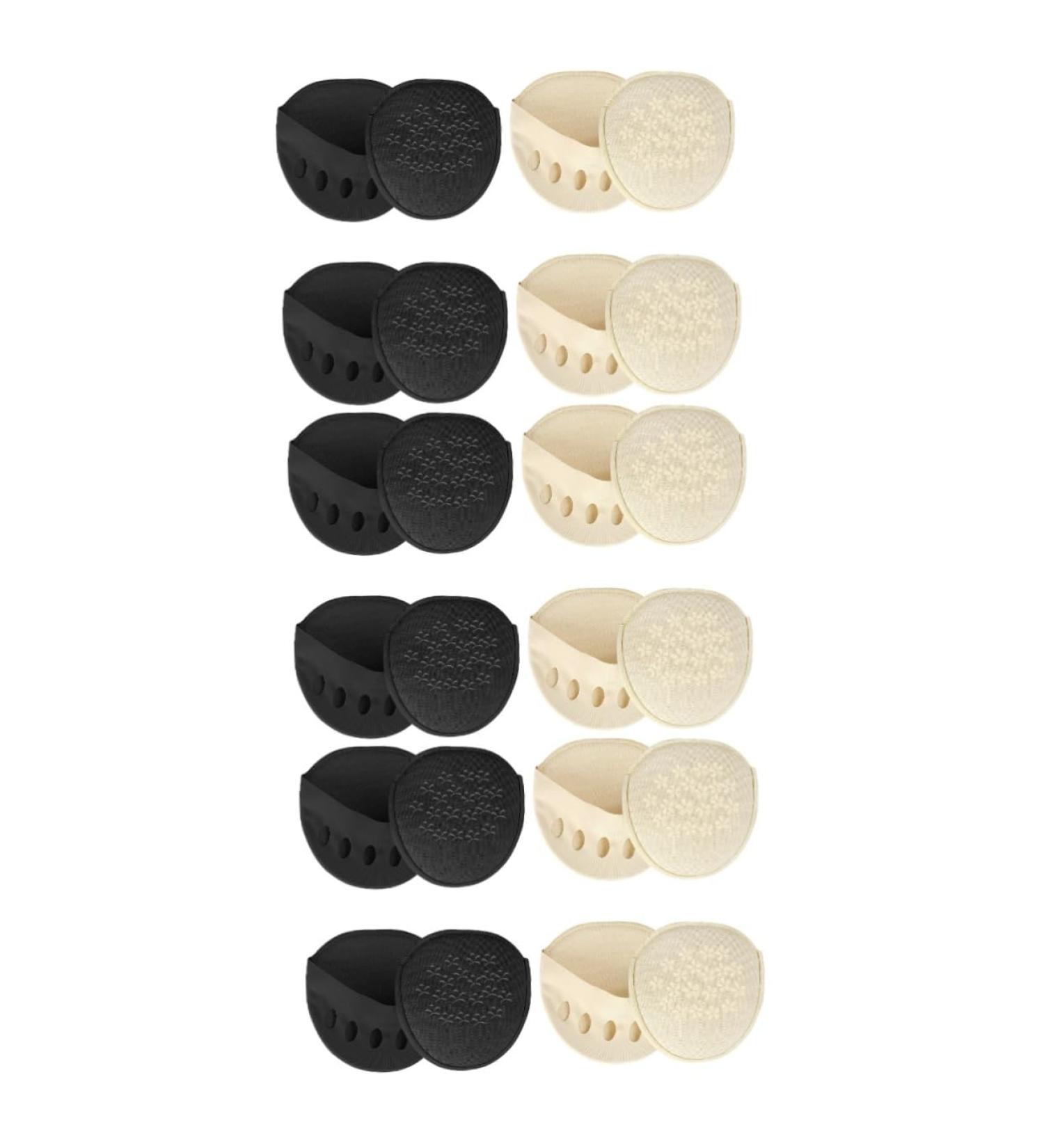 Buy Mobestech 12 Pairs Forefoot Pads - High Heel Cushion Inserts for Women - Comfortable Cotton Toe Pads & Arch Support - Perfect for Outdoor & Shoe Accessories - Buy Online on GoSupps.com