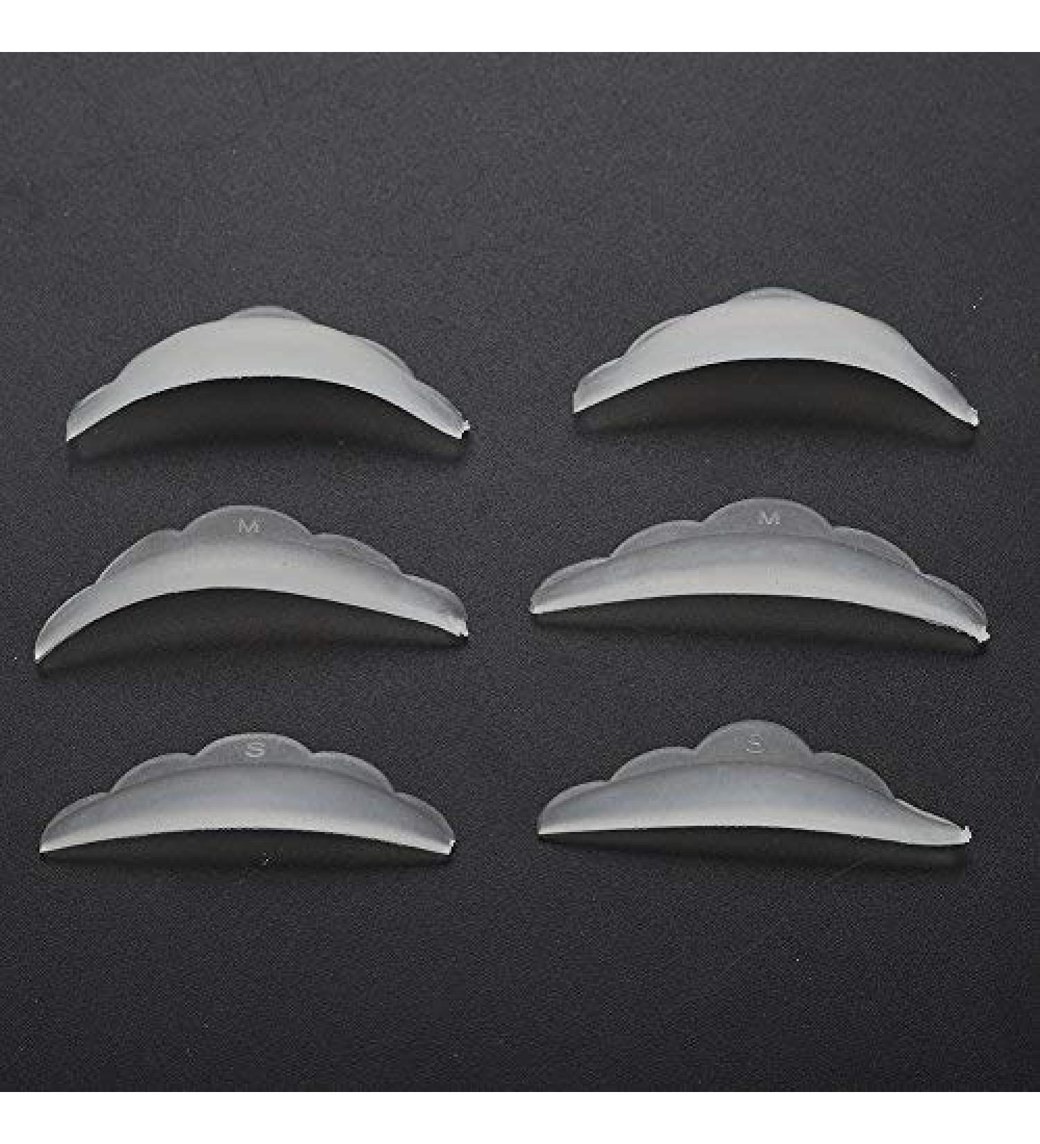 3D Silicone Eyelash Extension Perm Pads | Curling & Lifting | 3 Pairs for Perfect Eyelashes - Buy Online on GoSupps.com