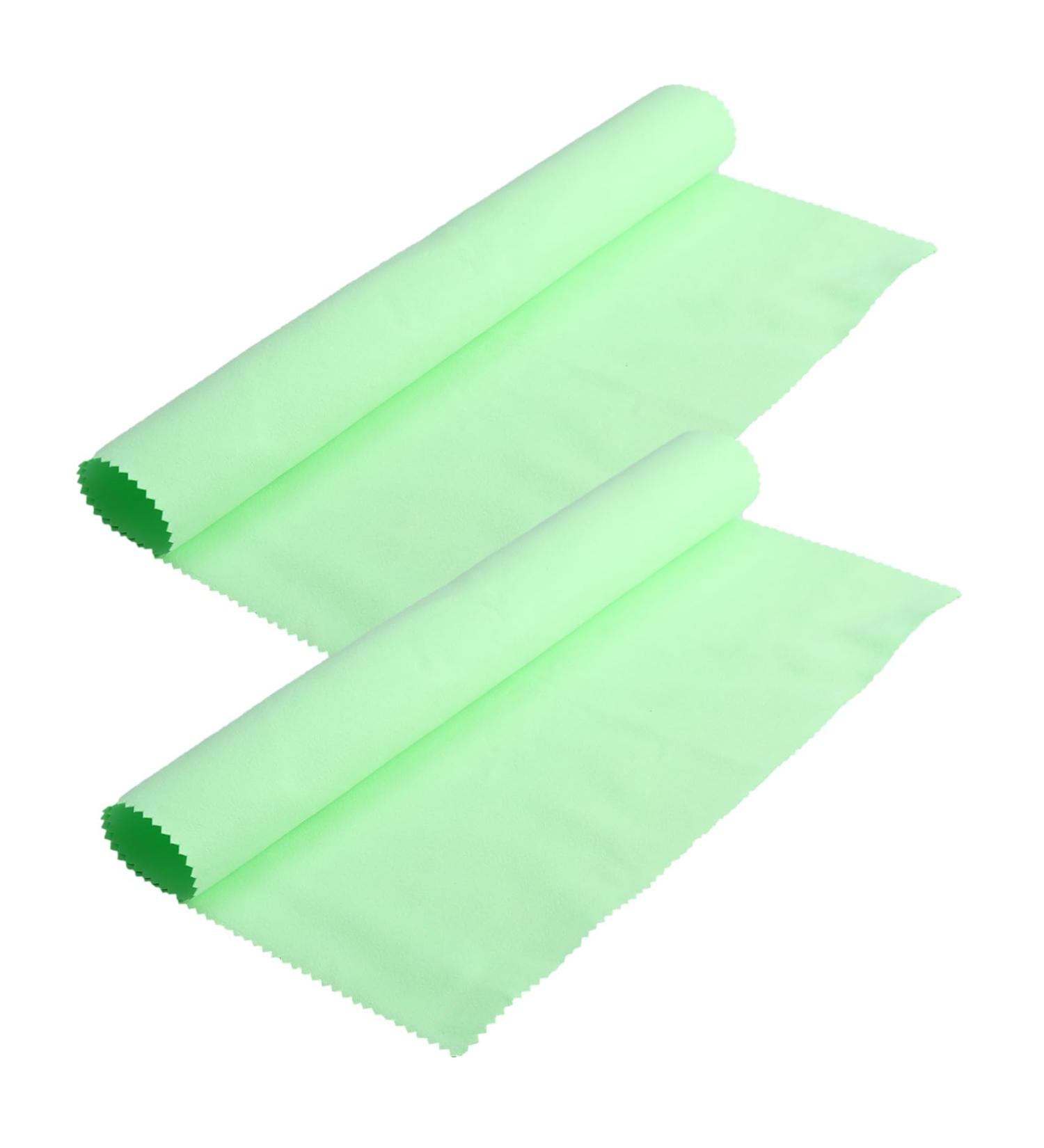 LIFKOME 2pcs Silver Microfiber Cleaning Cloth - Camera Lens & Eyeglass Cleaner Large Suede Wiping Cloth for Dirt Removal - Buy Online on GoSupps.com