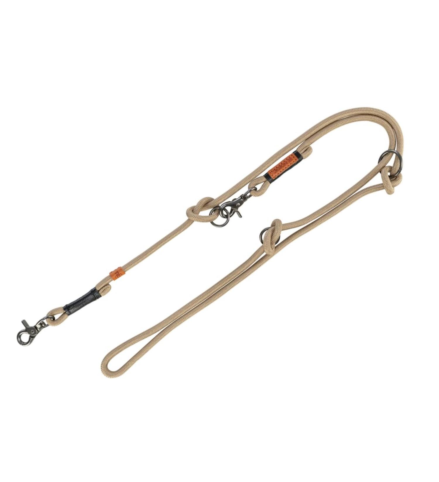 Trixie Be Nordic V-Leash S-M 2.00m - Adjustable Dog Leash for Small to Medium Dogs - Sand/Black - 17224 - Buy Online on GoSupps.com