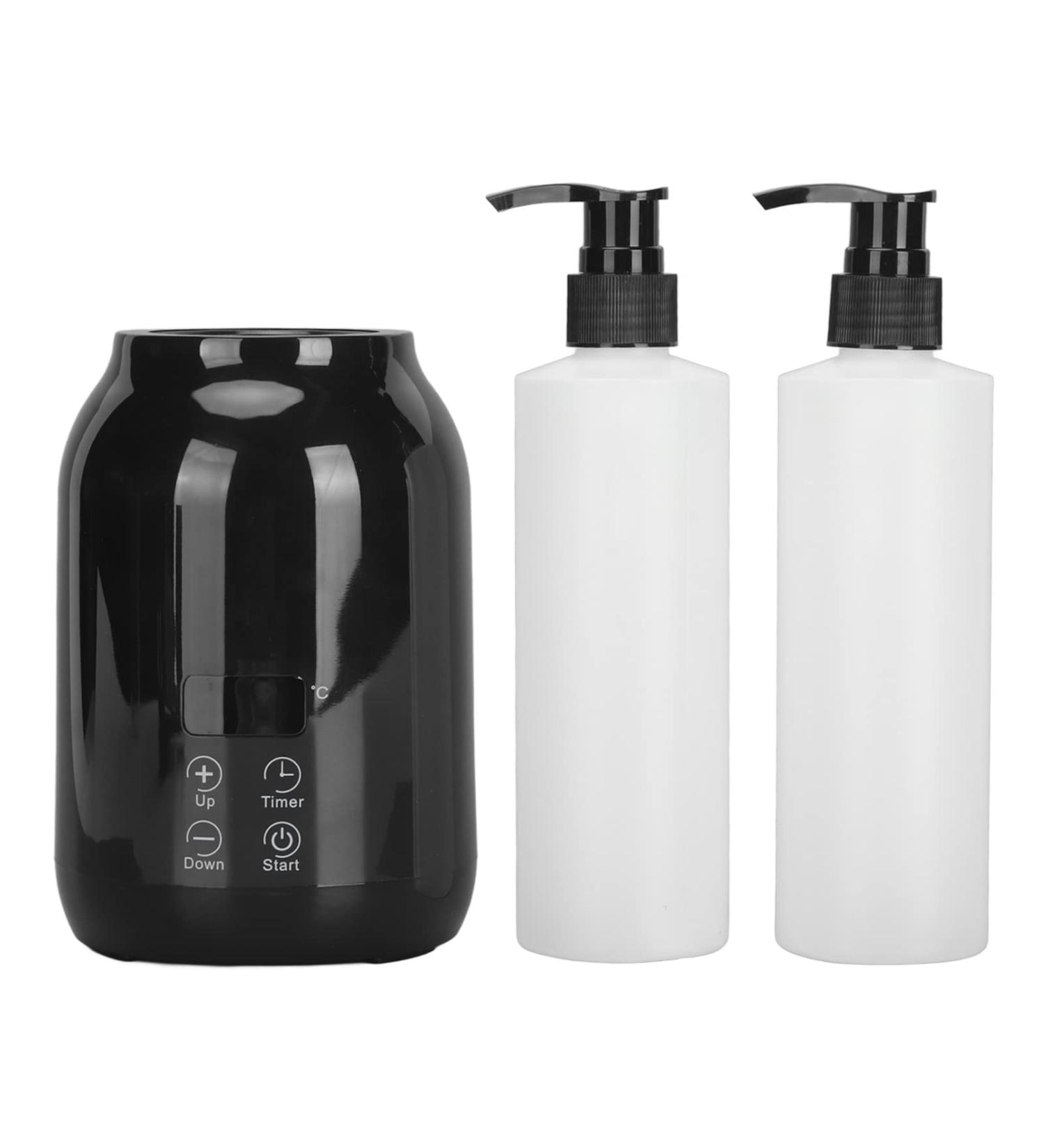 Massage Oil Heater with Temperature Control | Portable Single Bottle Pump for Massagers | EU Connector | 110-240V - Buy Online on GoSupps.com