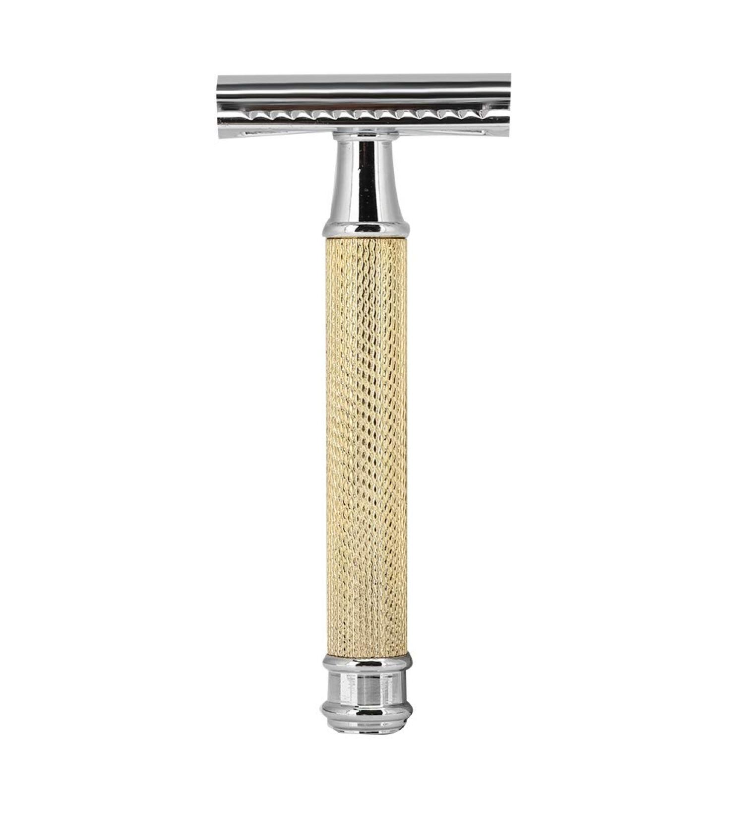 Buy Gold-Coloured Metal Household Men's Razor | Premium Quality Shaving Tool - International Shipping Available - Buy Online on GoSupps.com