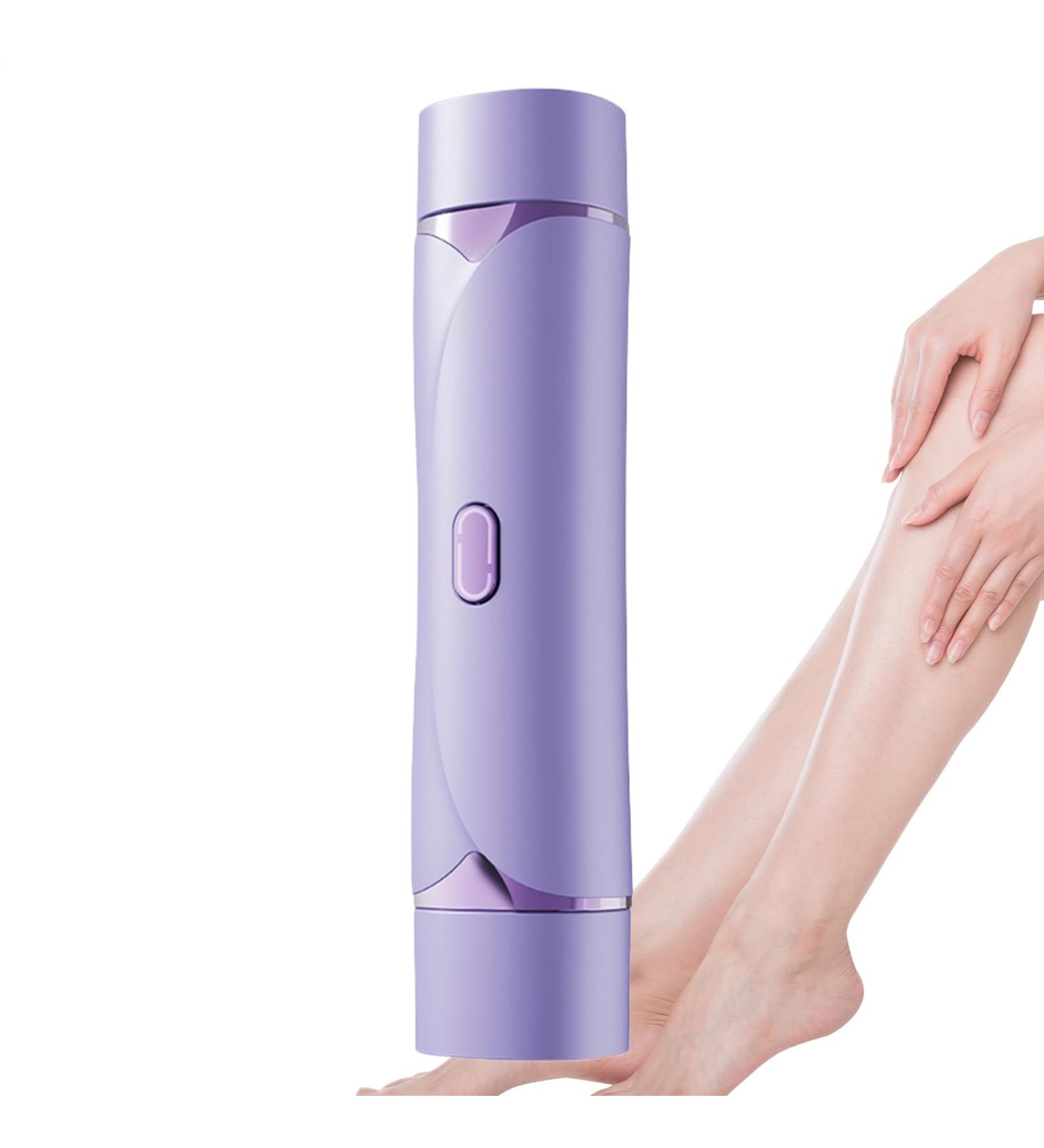 Electric Bikini Trimmer Bikini Trimmer Double Head Cordless Body Hair Personal Hairdresser Facial Remover for Face and Armpit Arm Purple - Buy Online on GoSupps.com