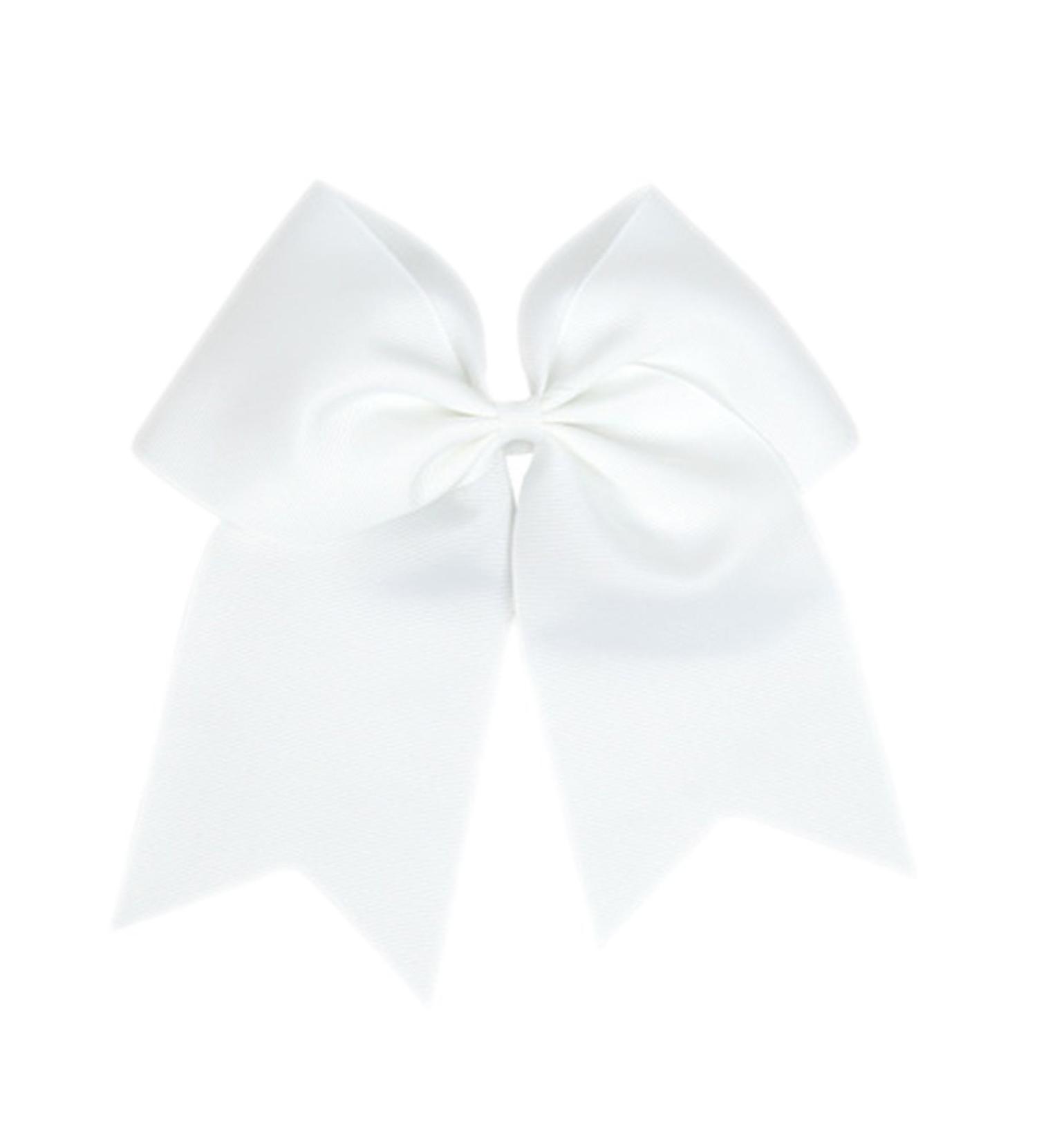 ZOONAI Large White Hair Bow Ponytail Holder for Women and Teen Girls - Buy Online on GoSupps.com